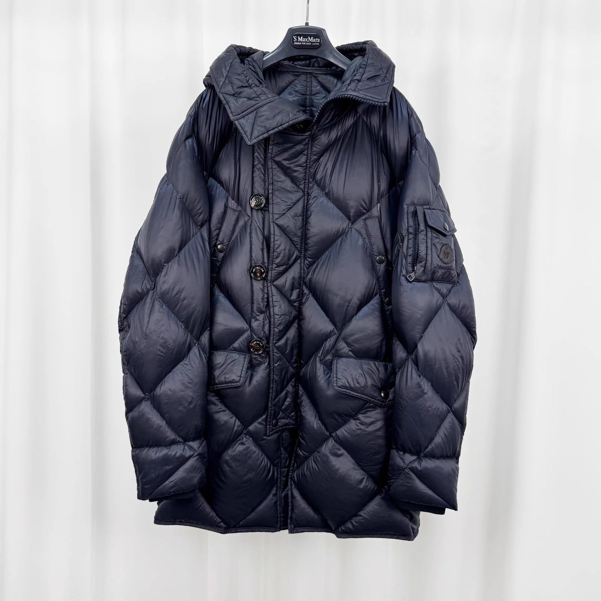 Moncler Moncler Edwin quilted logo puffer jacket size 4 98 new Size S / US 4 / IT 40 - 1 Thumbnail