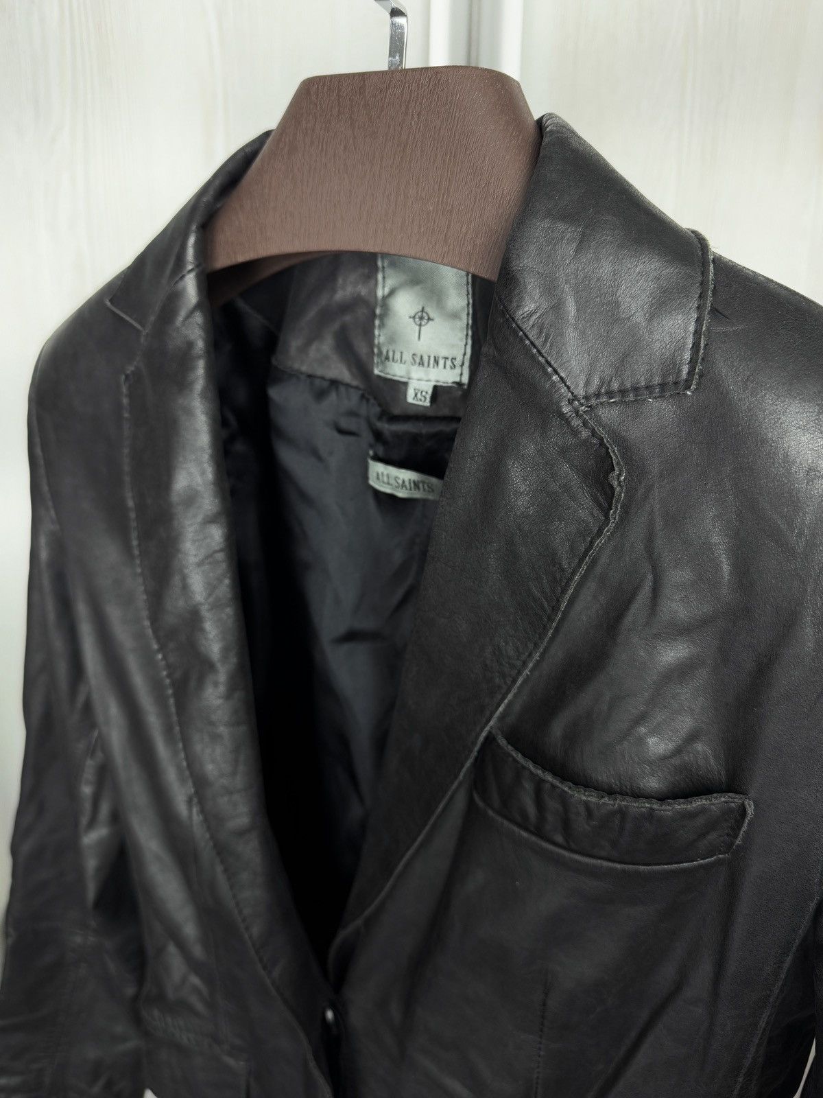 Allsaints Allsaints vintage first collections made in UK leather coat Size XS / US 0-2 / IT 36-38 - 7 Thumbnail