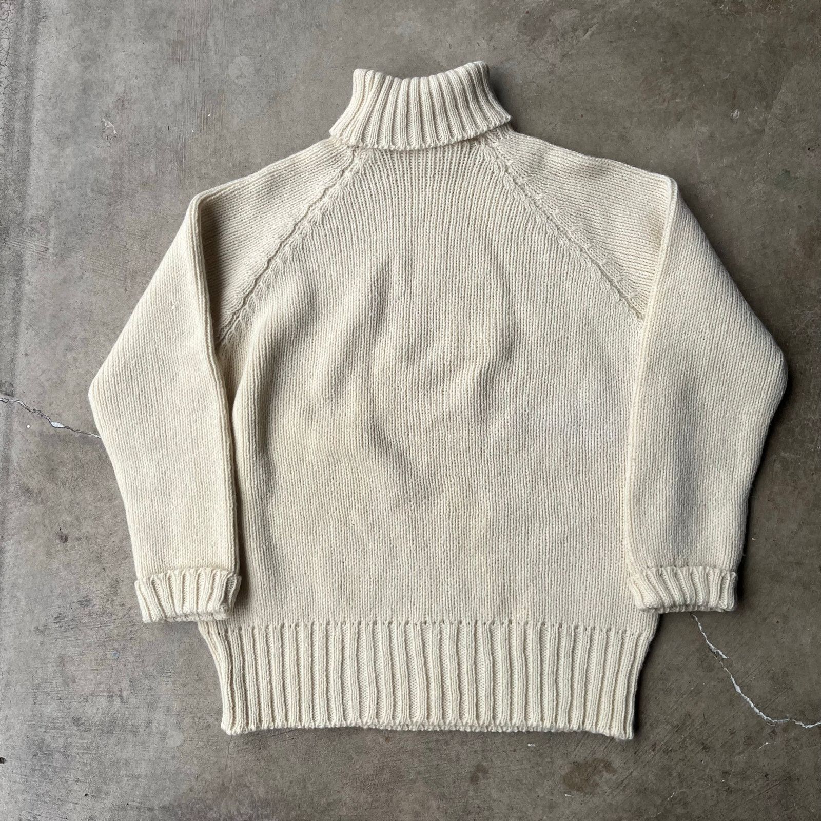 Vintage VTG Peter Storm Sweater Mens M BEIGE 100% Wool Heavyweight Size US M / EU 48-50 / 2 - 1 Thumbnail