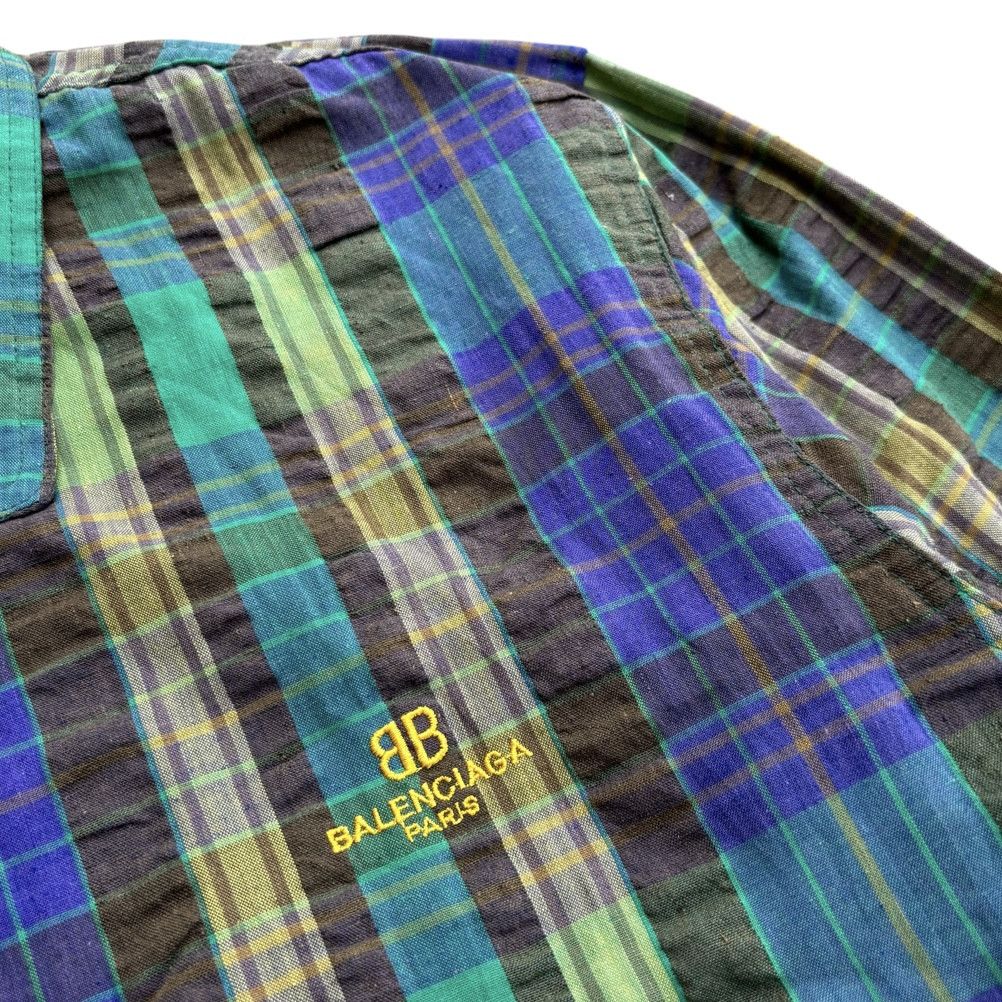 Balenciaga Balenciaga Plaid Bomber Jacket Size US L / EU 52-54 / 3 - 5 Thumbnail