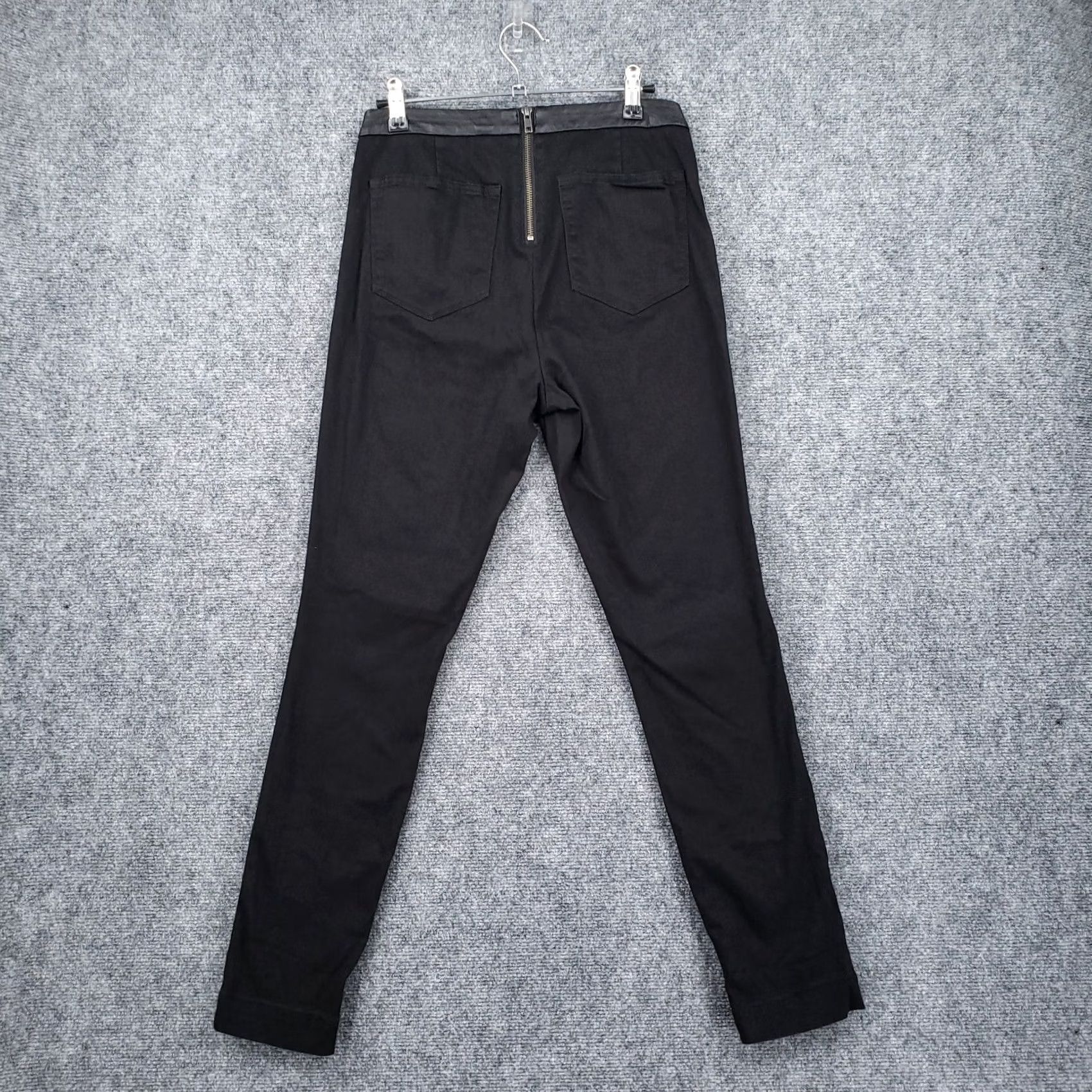 J.Crew J.CREW Pants Womens Black Dannie Skinny Leg Stretch Snap Pockets Size 26" / US 2 / IT 38 - 2 Thumbnail
