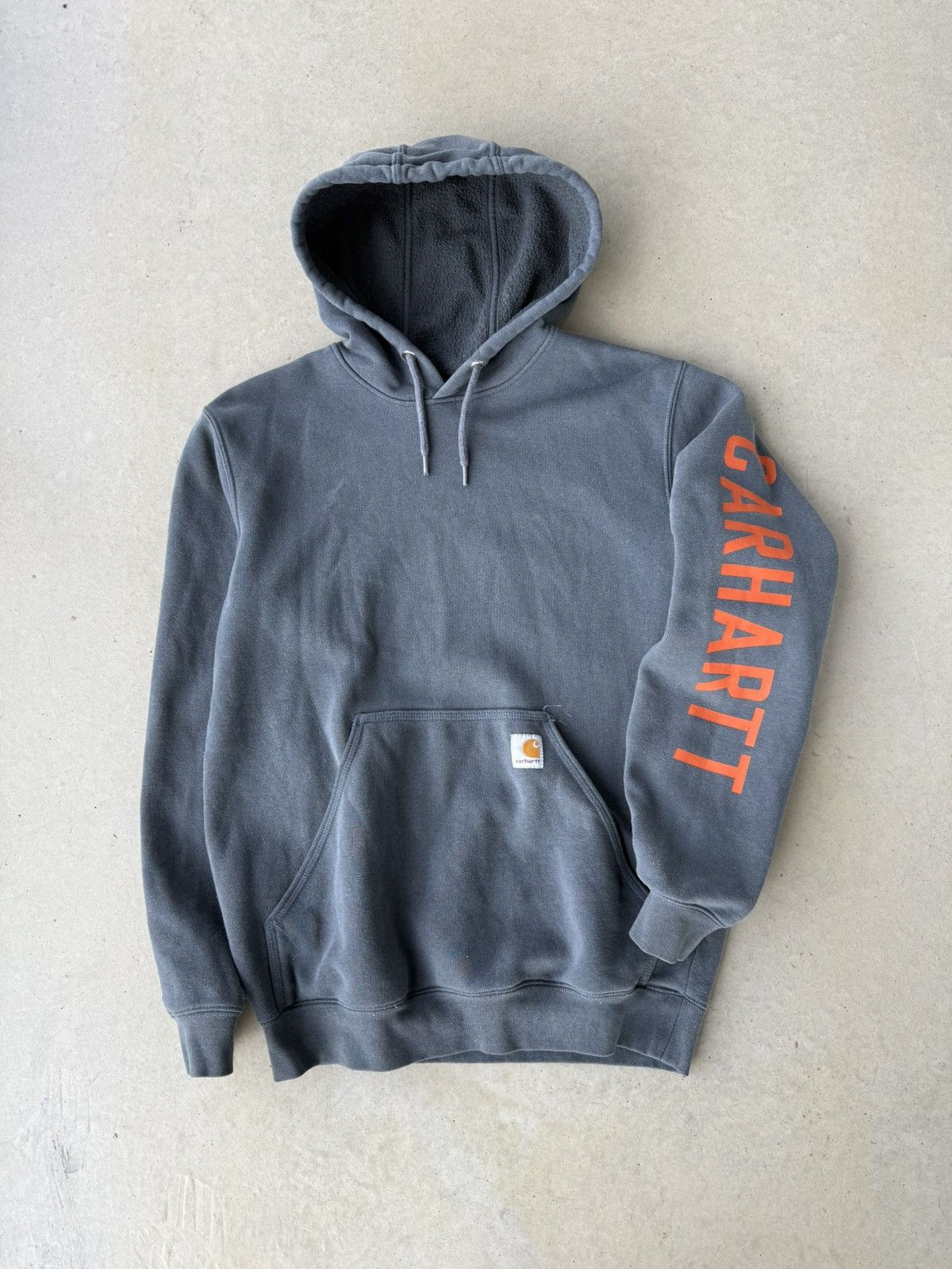 Carhartt Vintage Carhartt Grey Hoodie Size US S / EU 44-46 / 1 - 1 Thumbnail