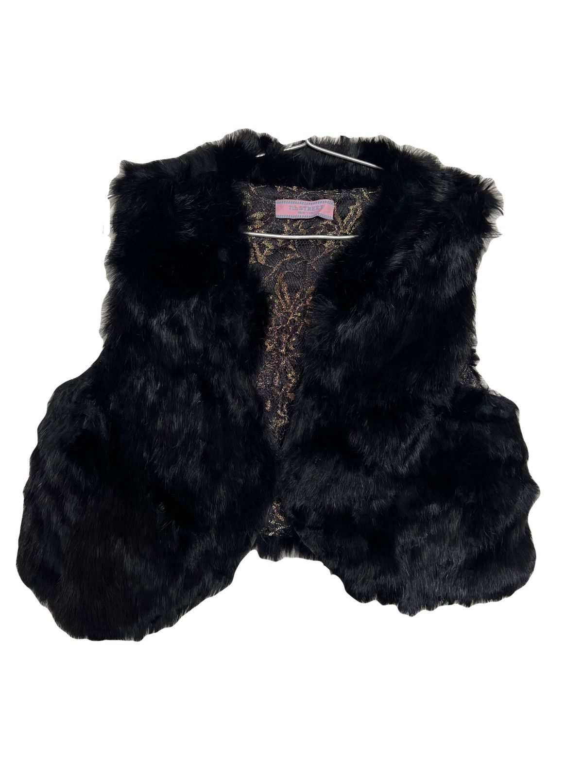 Japanese Brand × LIZ LISA Vintage Y2K cropped Faux Fur vest