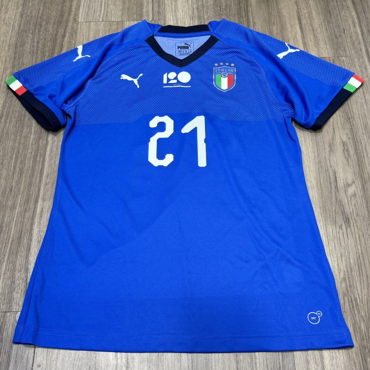 Puma Italy 2018 women team match issued home shirt #21 Cernoia Size M / US 6-8 / IT 42-44 - 1 Thumbnail
