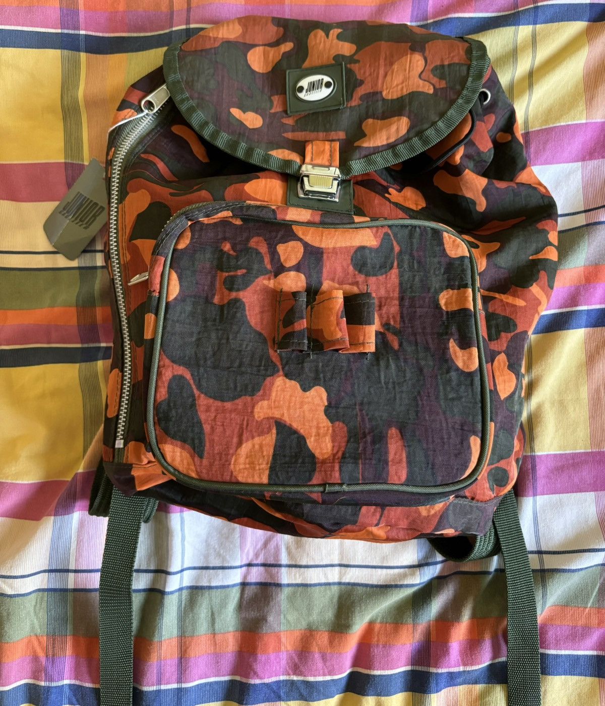 Jean Paul Gaultier Junior Gaultier AW 1989 heart camo backpack Size ONE SIZE - 12 Thumbnail