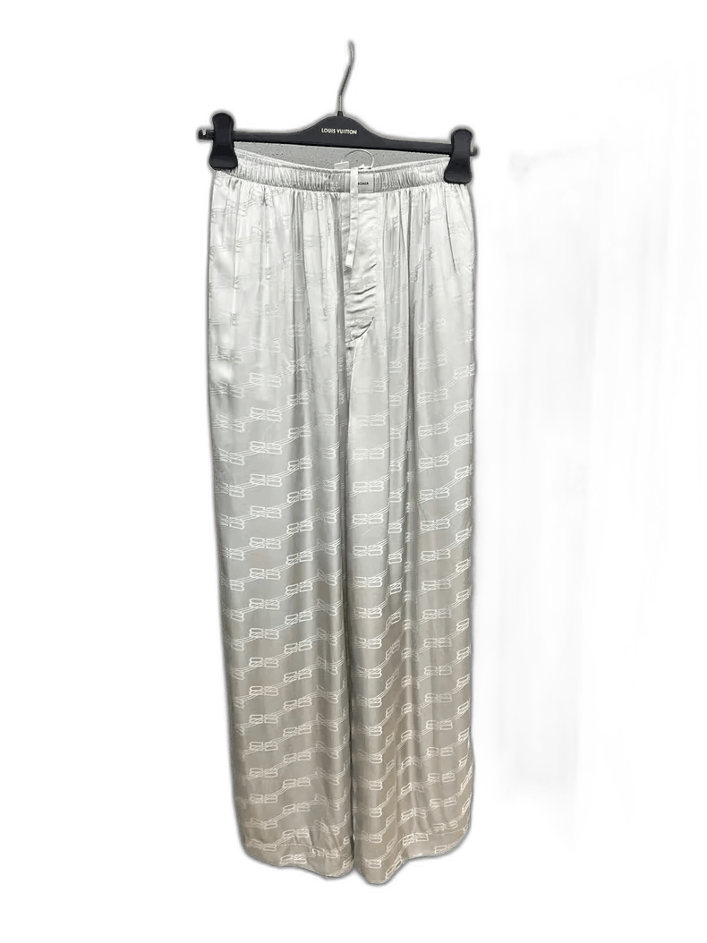 Balenciaga Silk Printed Casual Pants