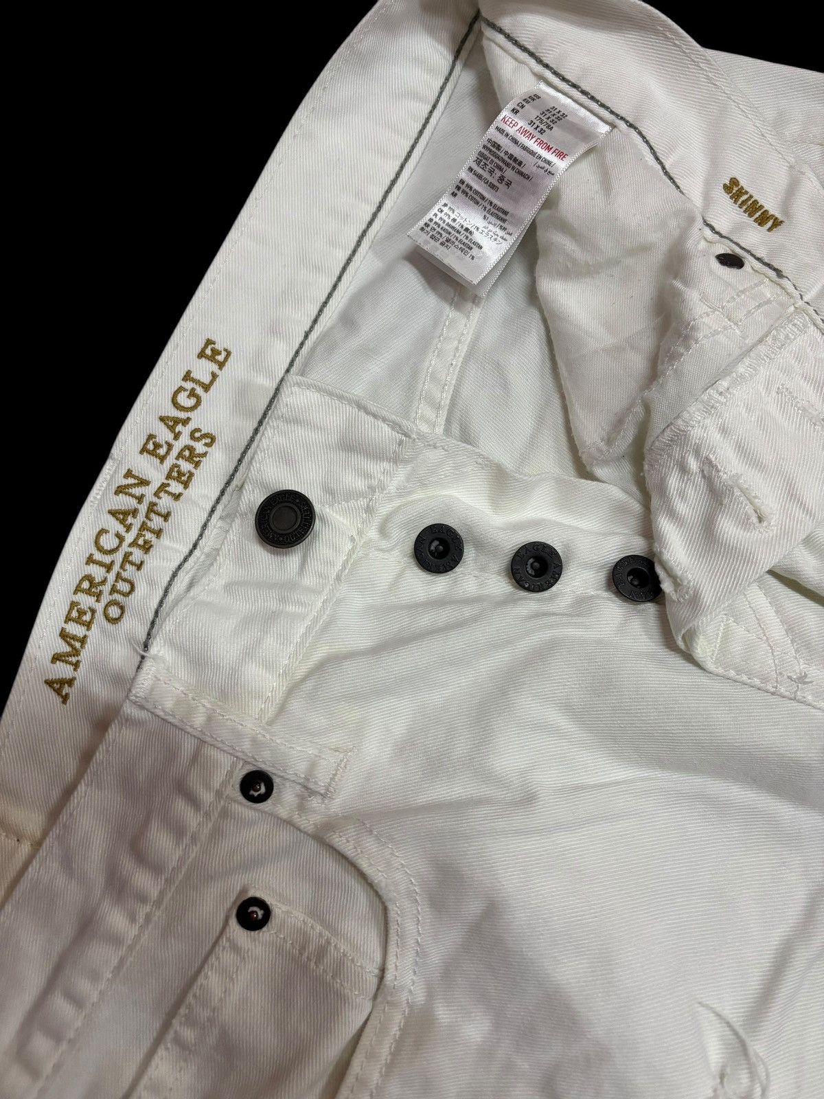 American Eagle Outfitters × American Rag American Eagle Ripped Jeans Size US 31 - 4 Thumbnail