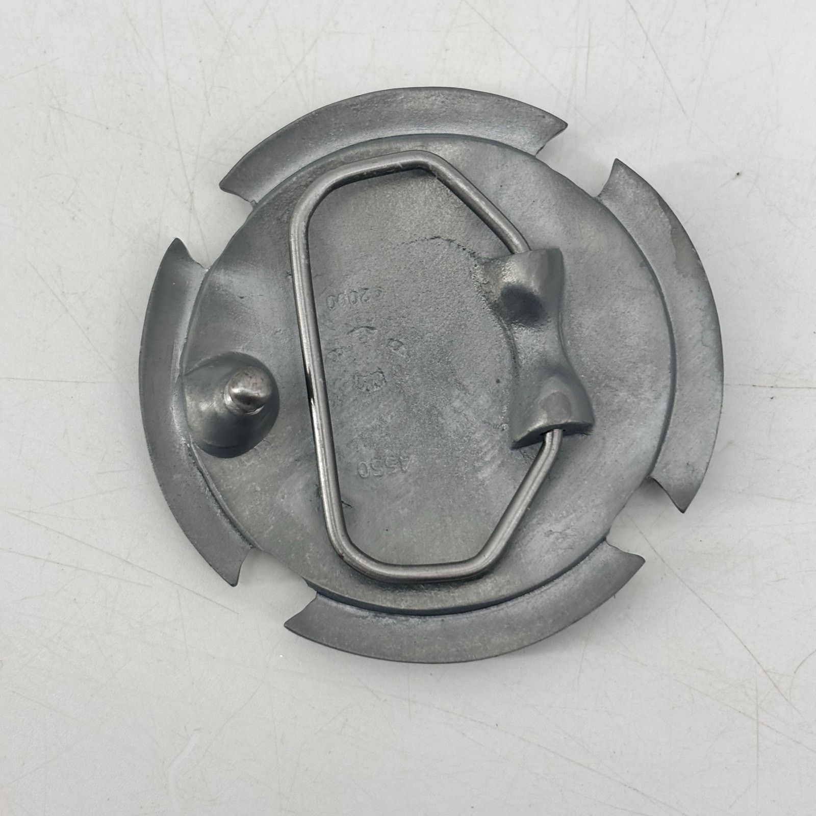 Vintage Celtic Knot Belt Buckle Pewter Gray Circle Cross Eternal Size ONE SIZE - 2 Thumbnail