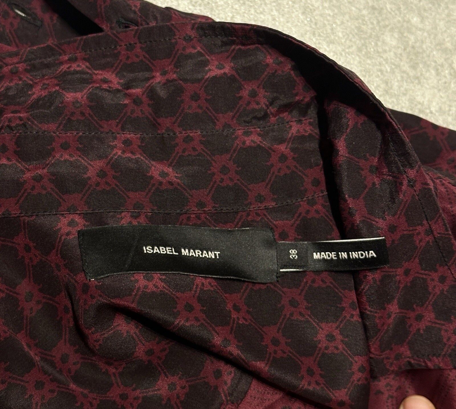 Isabel Marant DDP Isabel Marant Silk Shirt Top Blouse Size 38 Size XS / US 0-2 / IT 36-38 - 9 Thumbnail