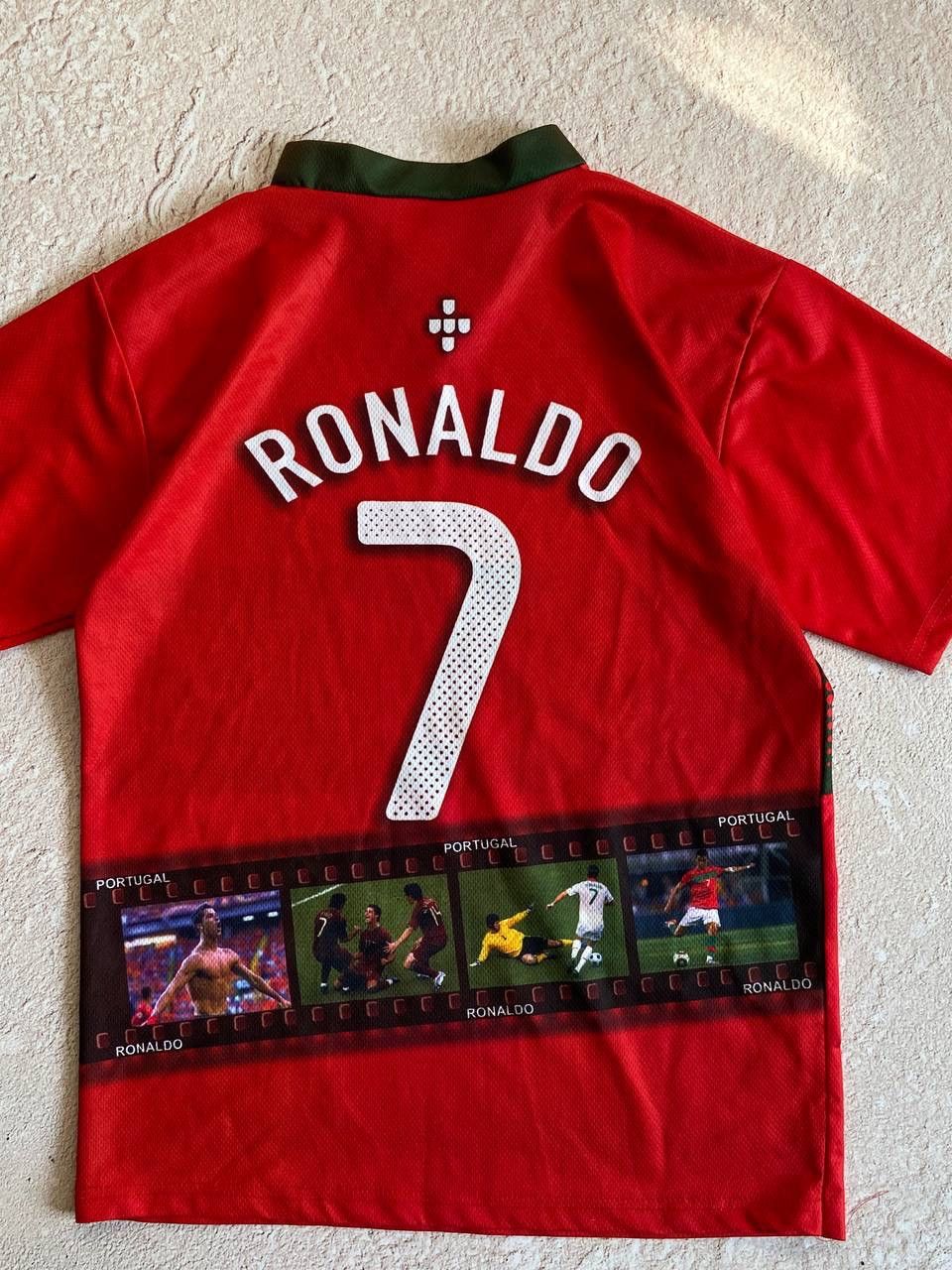 Japanese Brand × Vintage Ronaldo Portugal distressed jersey soccer Size US S / EU 44-46 / 1 - 8 Thumbnail