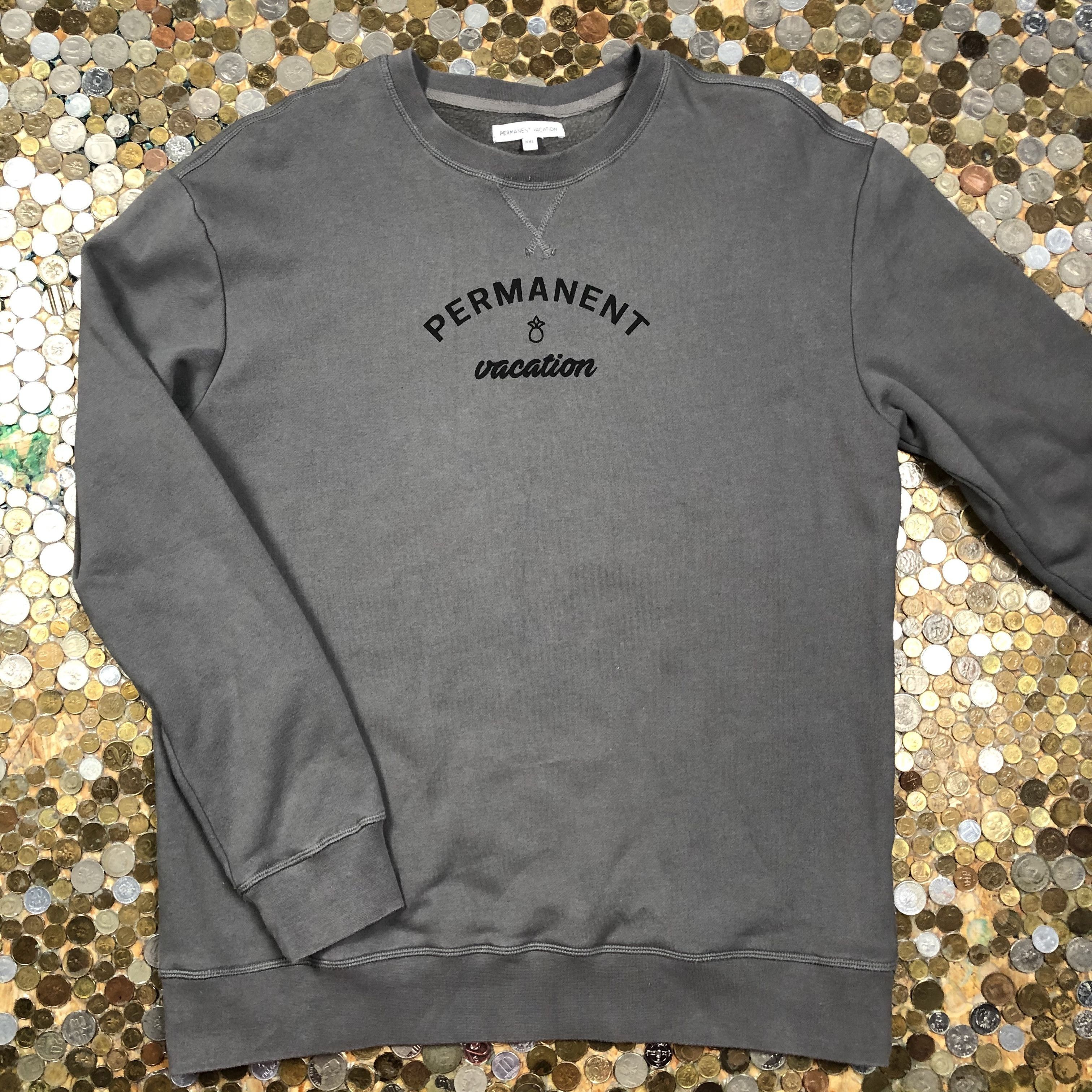 Vintage Permanent Vacation Crewneck sweatshirt 90's Size US L / EU 52-54 / 3 - 1 Thumbnail