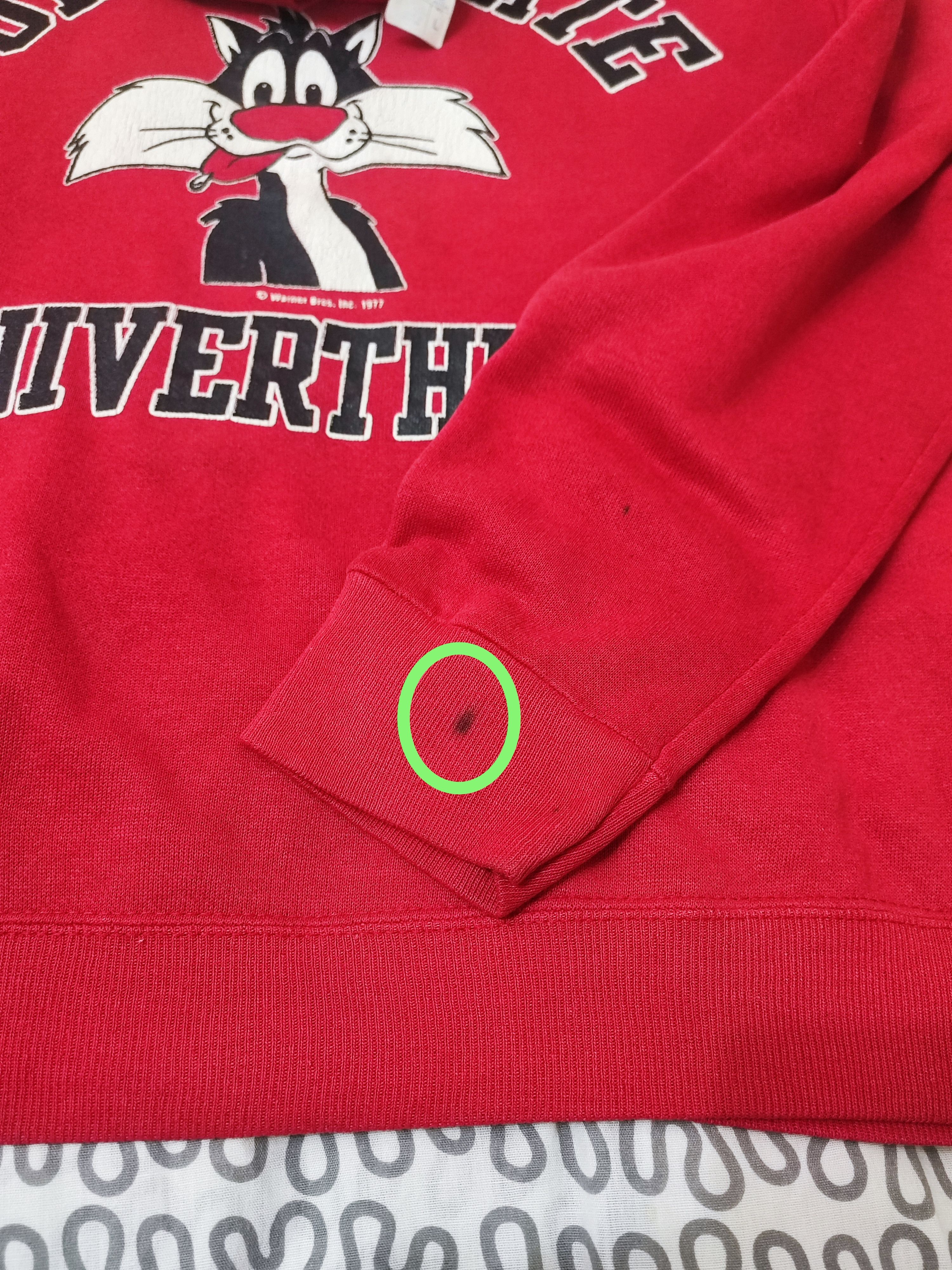 Vintage × Warner Bros Vintage Artex Sweatshirt Sylvester Ohio State University Size US L / EU 52-54 / 3 - 7 Thumbnail