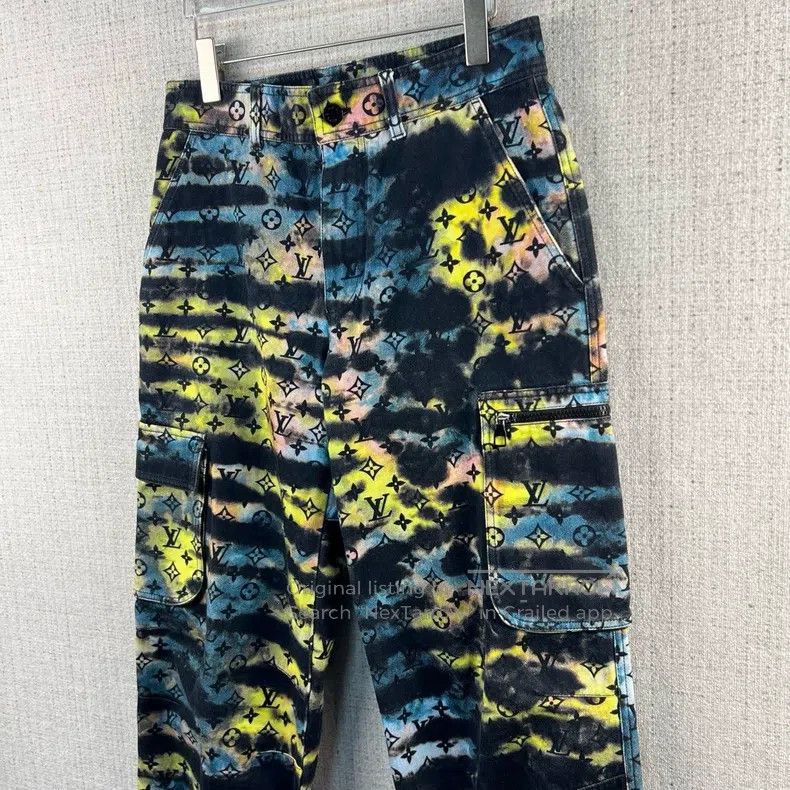 Louis Vuitton Louis Vuitton FW21 Colorful Laser Prestige Denim Casual Ov Size US 28 / EU 44 - 2 Thumbnail