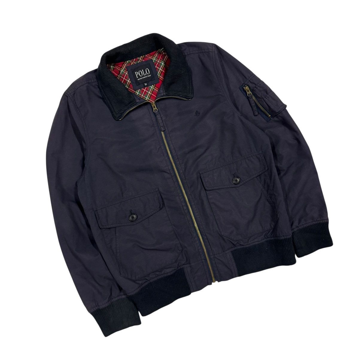 Polo Ralph Lauren Polo British Country Spirit Cotton Bomber Zipper Jacket Size US M / EU 48-50 / 2 - 5 Thumbnail