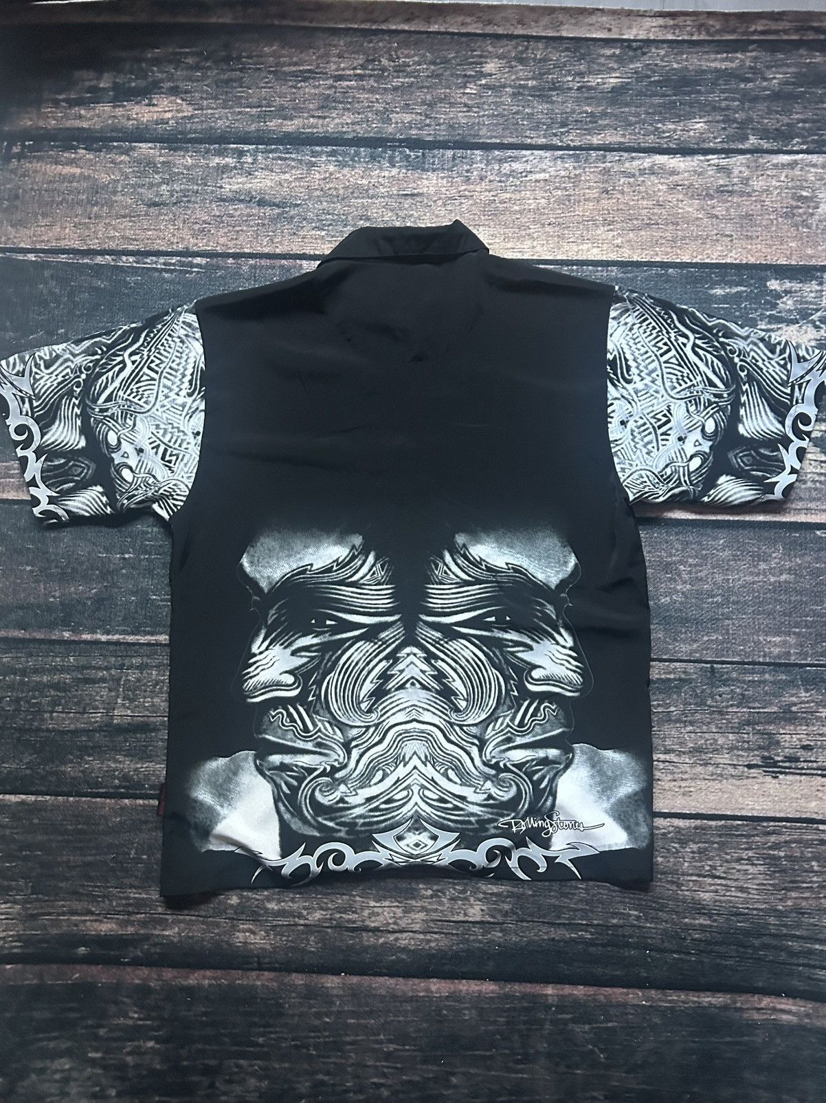 The Rolling Stones × Vintage Vintage 2003 Rolling Stones Dragonfly Button Up Band Tee L Size US L / EU 52-54 / 3 - 2 Thumbnail
