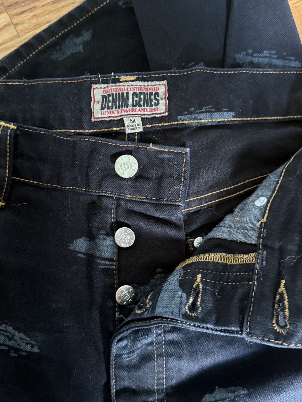 Corteiz Corteiz Alcatraz Baggy Denim Black Size US 32 / EU 48 - 5 Thumbnail