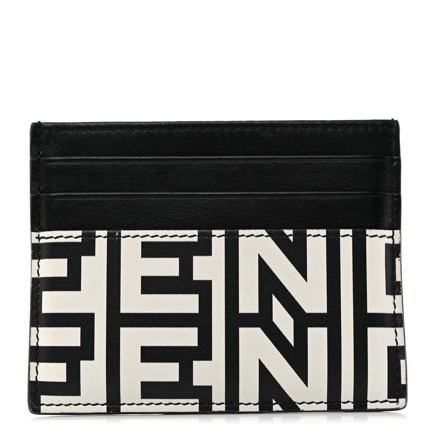 Fendi o1loc1c0824 Size: OS / Card Holder in Black/White Size ONE SIZE - 1 Thumbnail