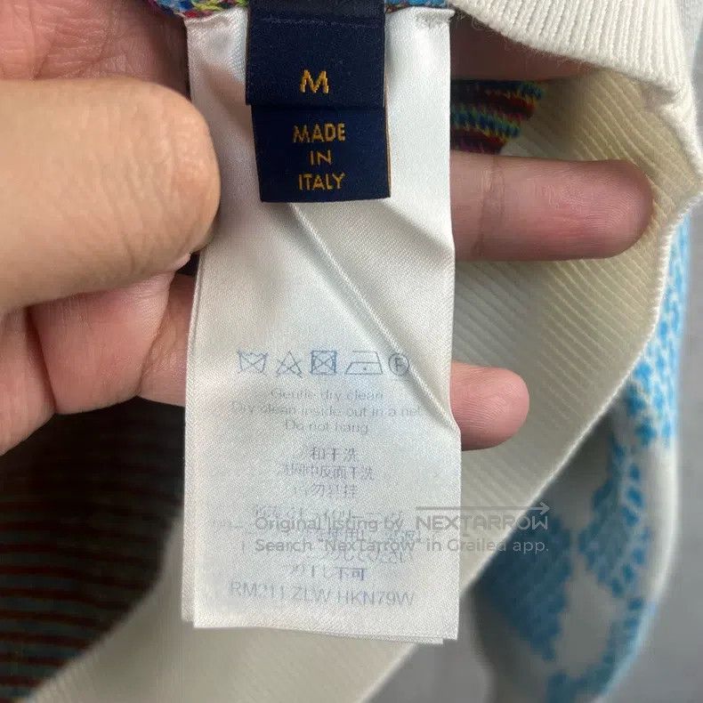 Louis Vuitton Louis Vuitton SS21 logo lapel full print pullover long-sle Size US M / EU 48-50 / 2 - 5 Thumbnail