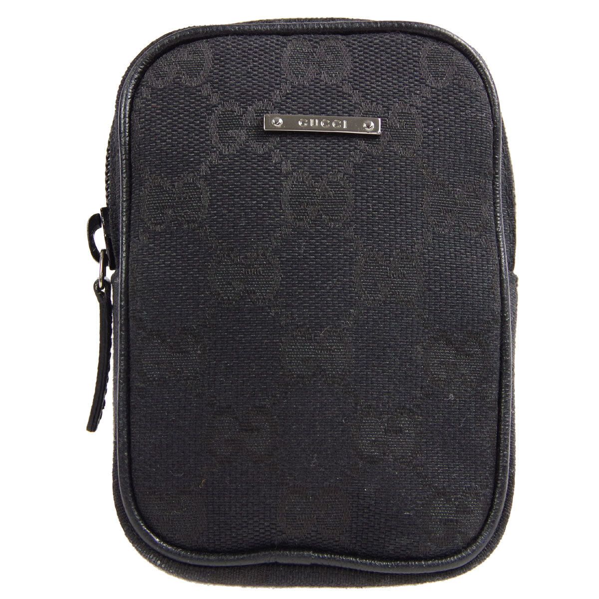 image of Gucci GG Multi Pouch Bag Black Small Good 97895, Women's