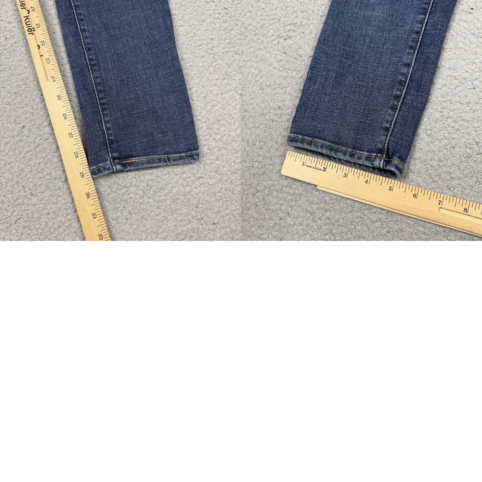 Levi's VINTAGE Levi's 711 Jeans Mens 32x30 Blue Denim Skinny 5-Pocket Design Stretch Comfort Size US 32 / EU 48 - 10 Thumbnail
