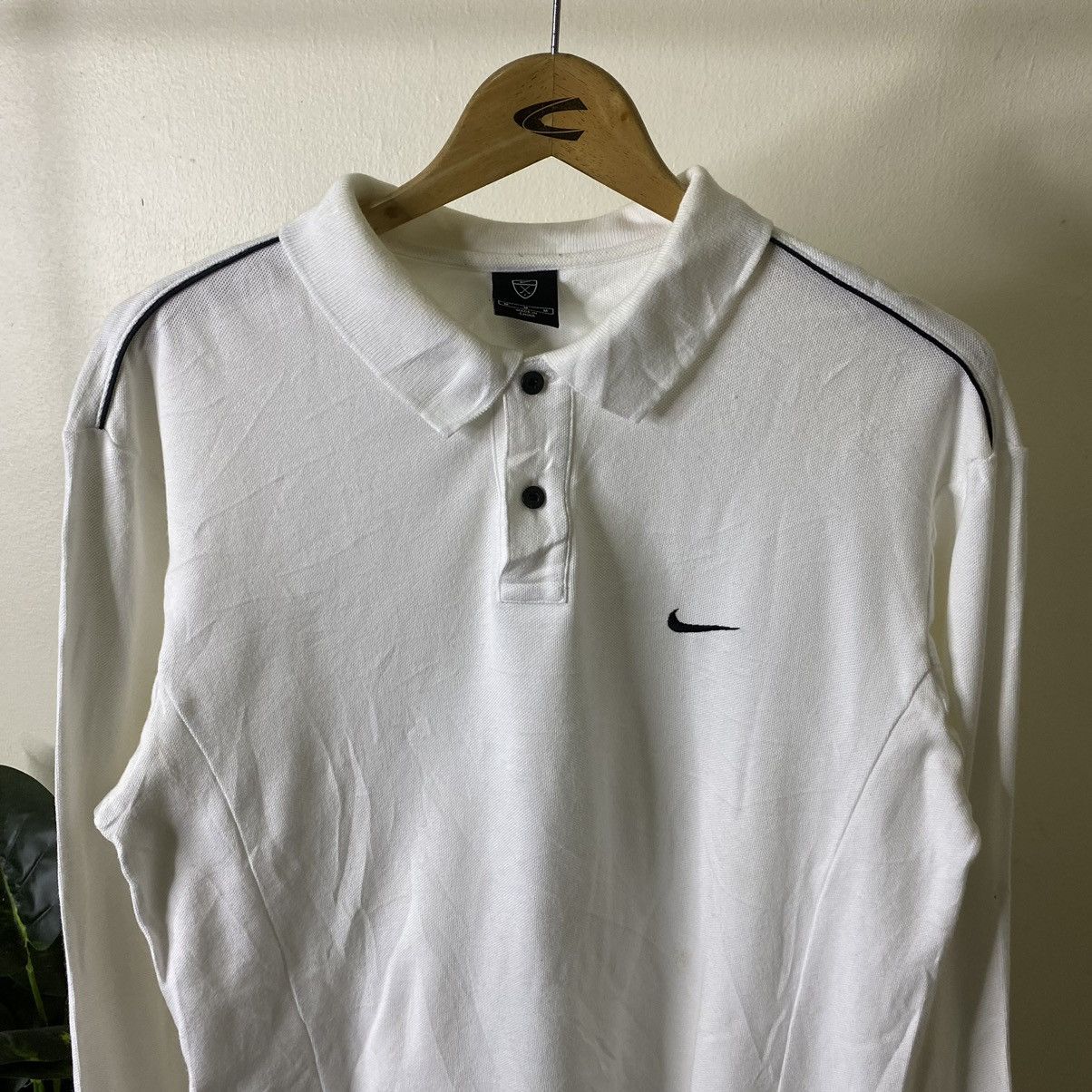 Nike Vintage 2000s Nike Golf Polo LS Tee Size US L / EU 52-54 / 3 - 2 Thumbnail