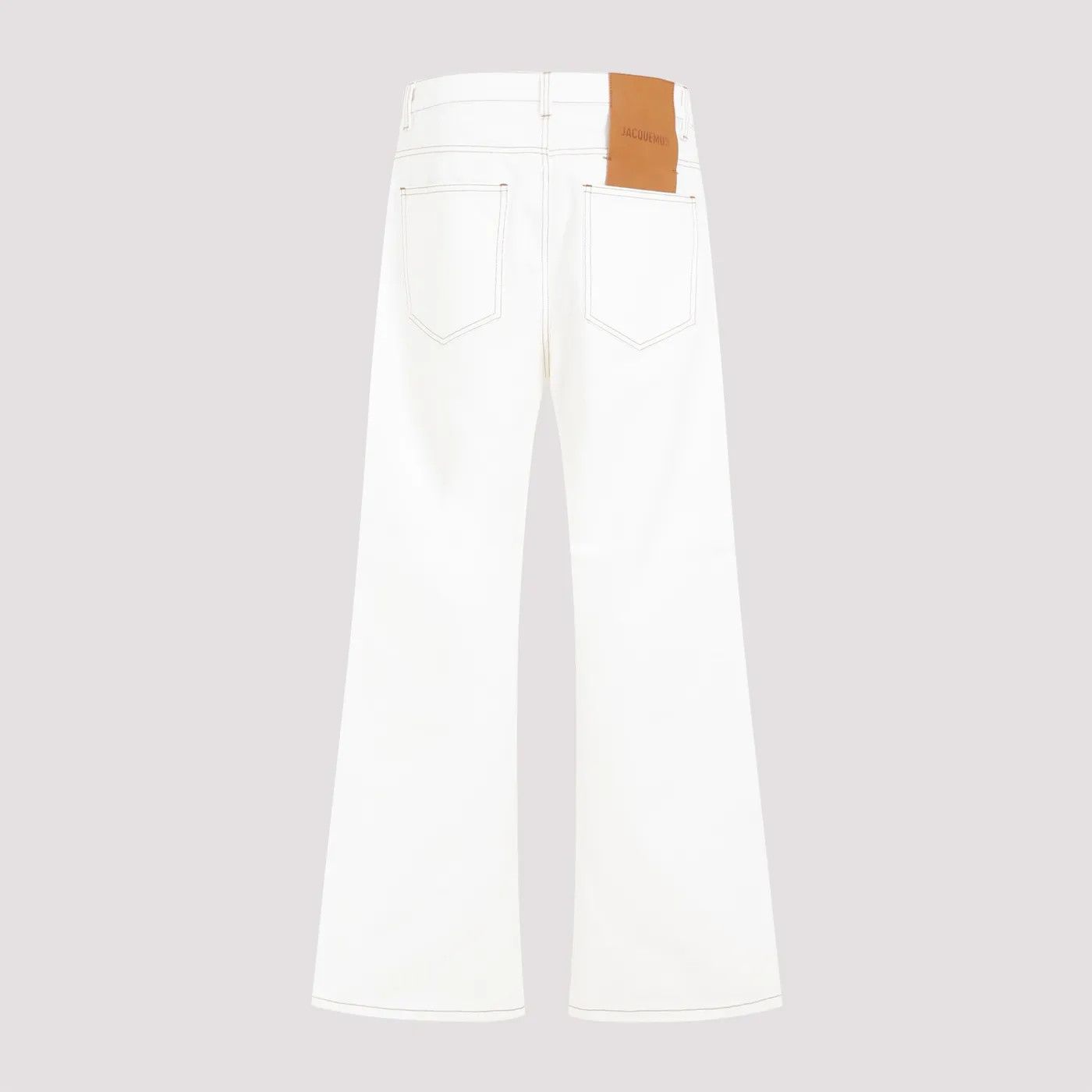 Jacquemus o1s22i1n1024 Large Nimes Jeans in White Size US 30 / EU 46 - 2 Thumbnail