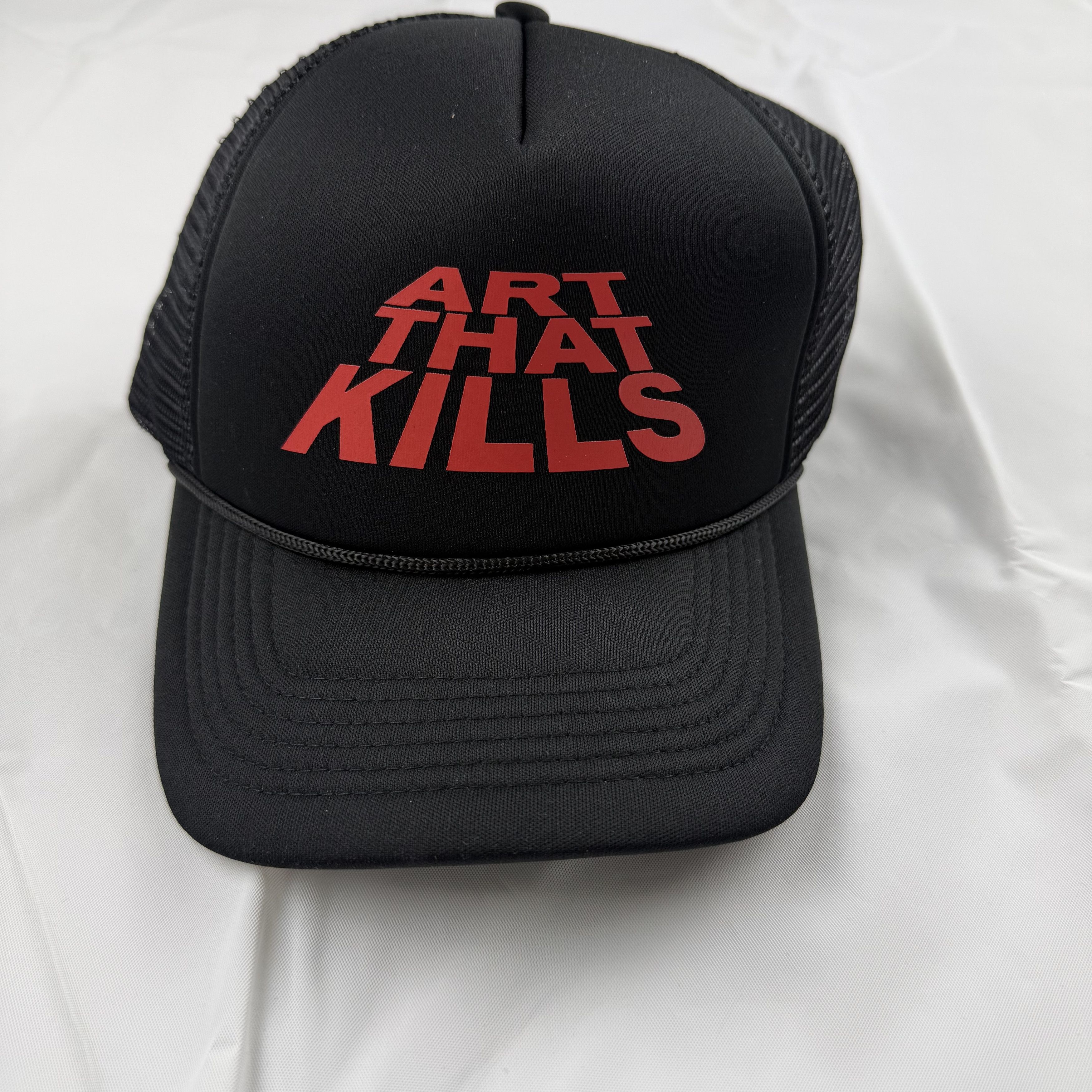 Gallery Dept. Gallery Dept Art That Kills Trucker Hat Black Red Snapback Size ONE SIZE - 1 Thumbnail