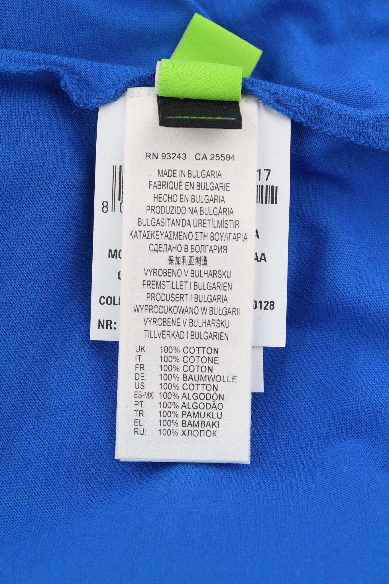 Diesel T-DIEGOS-E2 L Crew Neck Tricot Logo Blue T-Shirt 40310 Size US L / EU 52-54 / 3 - 7 Thumbnail