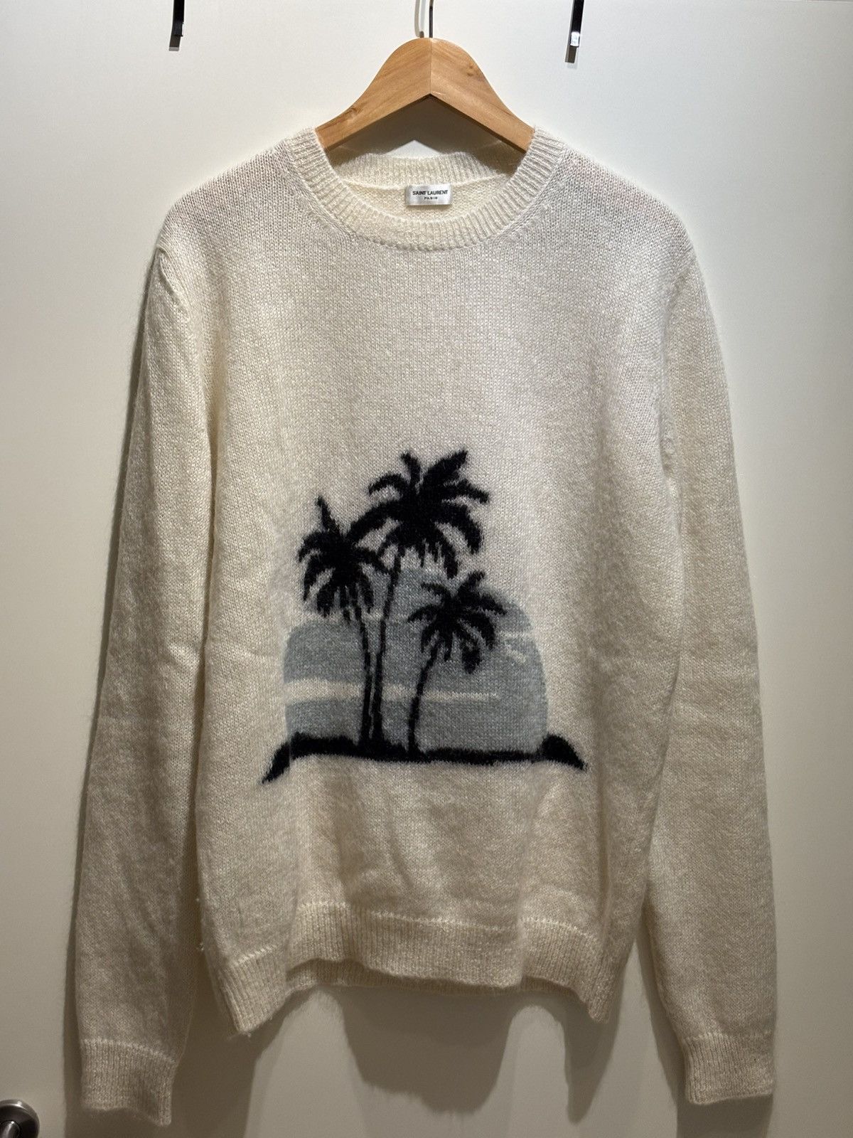 Saint Laurent Paris Saint Laurent mohair sweater XL Size US XL / EU 56 / 4 - 1 Thumbnail