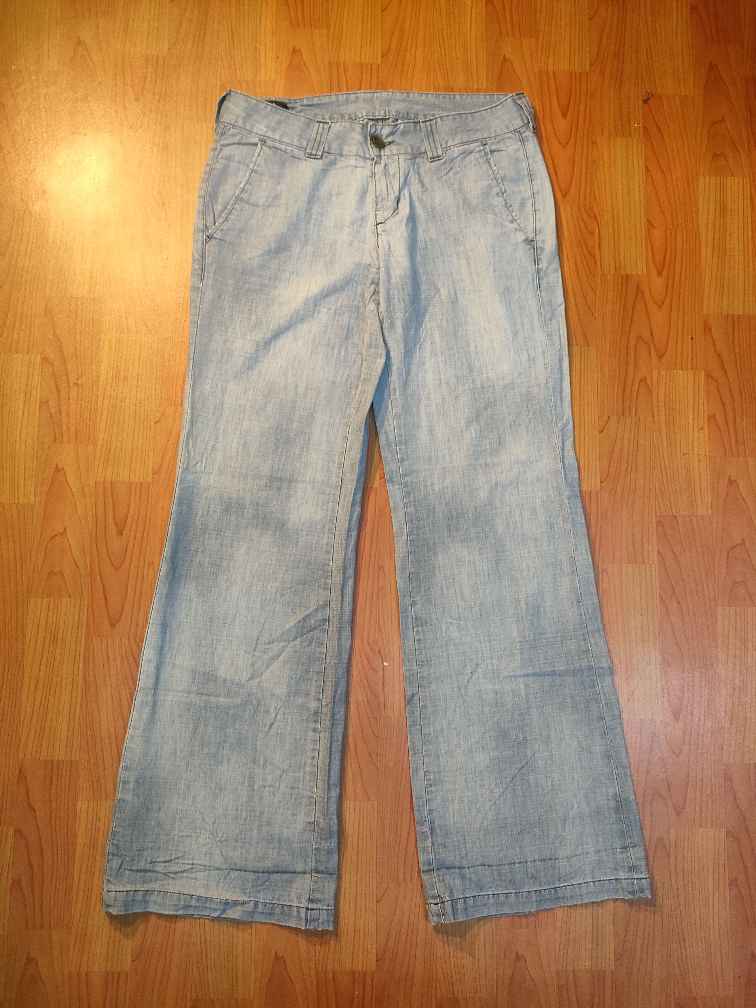 If Six Was Nine × Lee Flare🔥Lee Chambray Pants Size US 32 / EU 48 - 10 Thumbnail