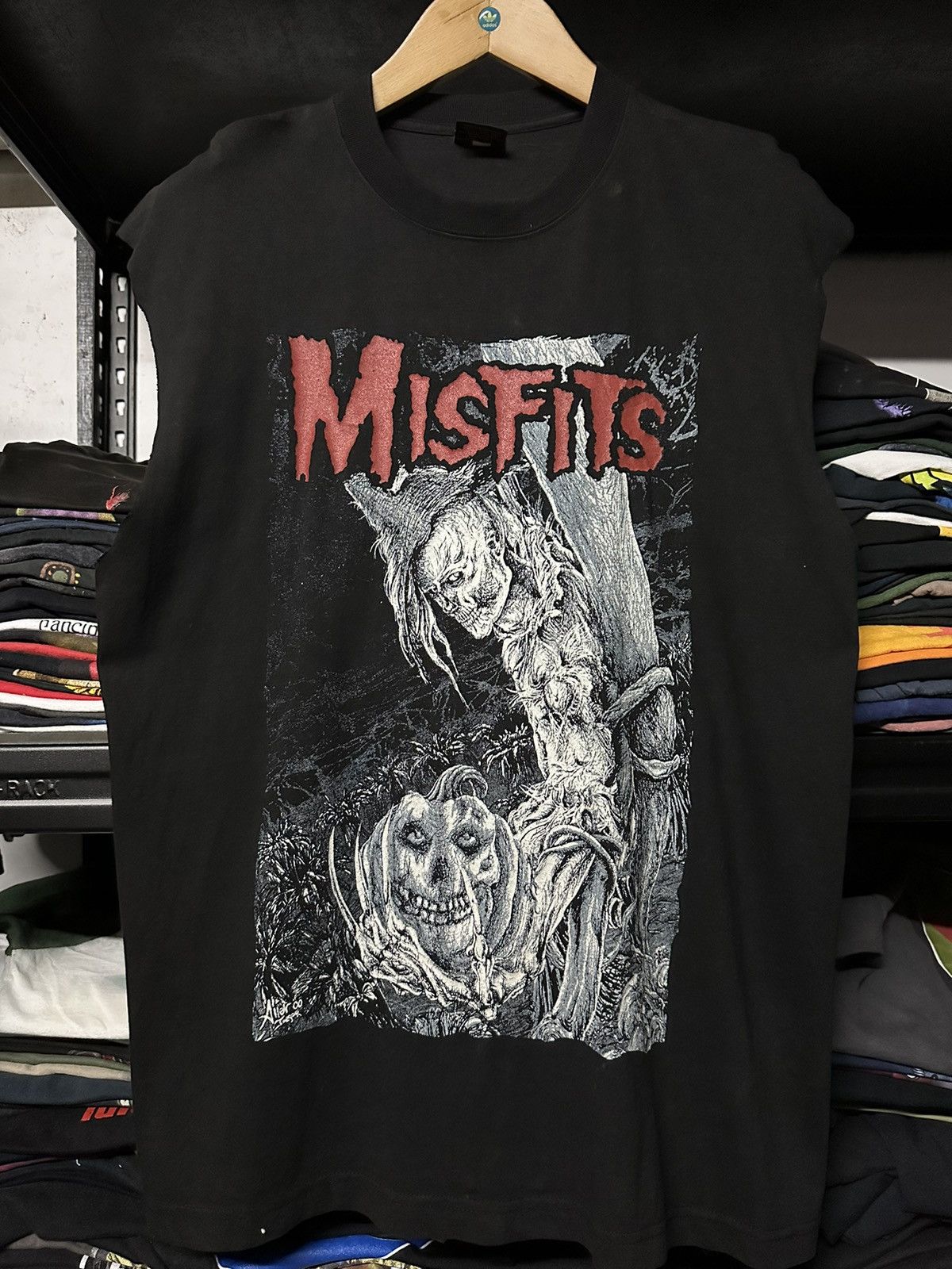 Band Tees × Vintage Vintage Misfits Horror Punk Concert Tee Size US L / EU 52-54 / 3 - 1 Thumbnail