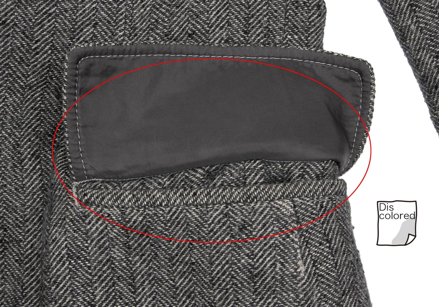 Yohji Yamamoto Yohji Yamamoto Wool Linen Herringbone Jacket Size US L / EU 52-54 / 3 - 9 Thumbnail