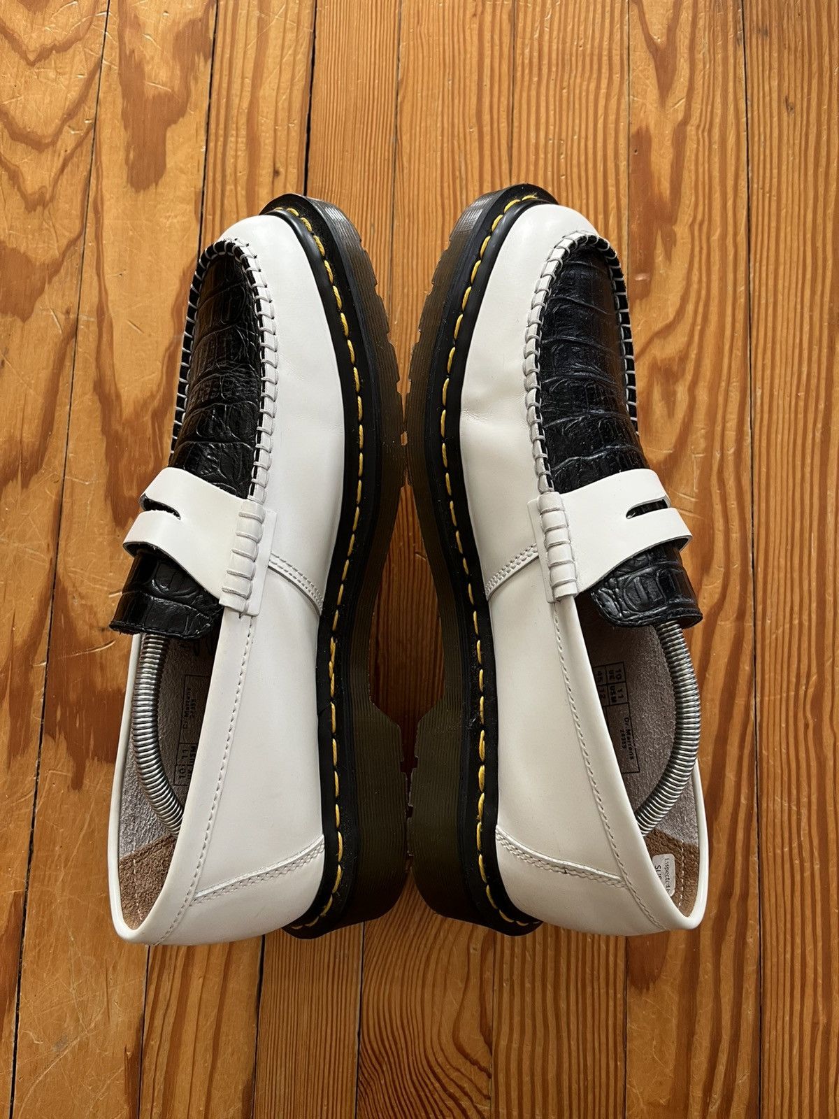Dr. Martens × Stussy Stussy Dr Martens Penton Loafer Croc Black White Size US 11 / EU 44 - 4 Thumbnail