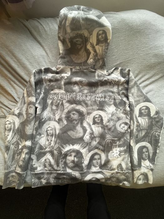 Supreme F W18 SUPREME JESUS AND MARY HOODIE Grailed