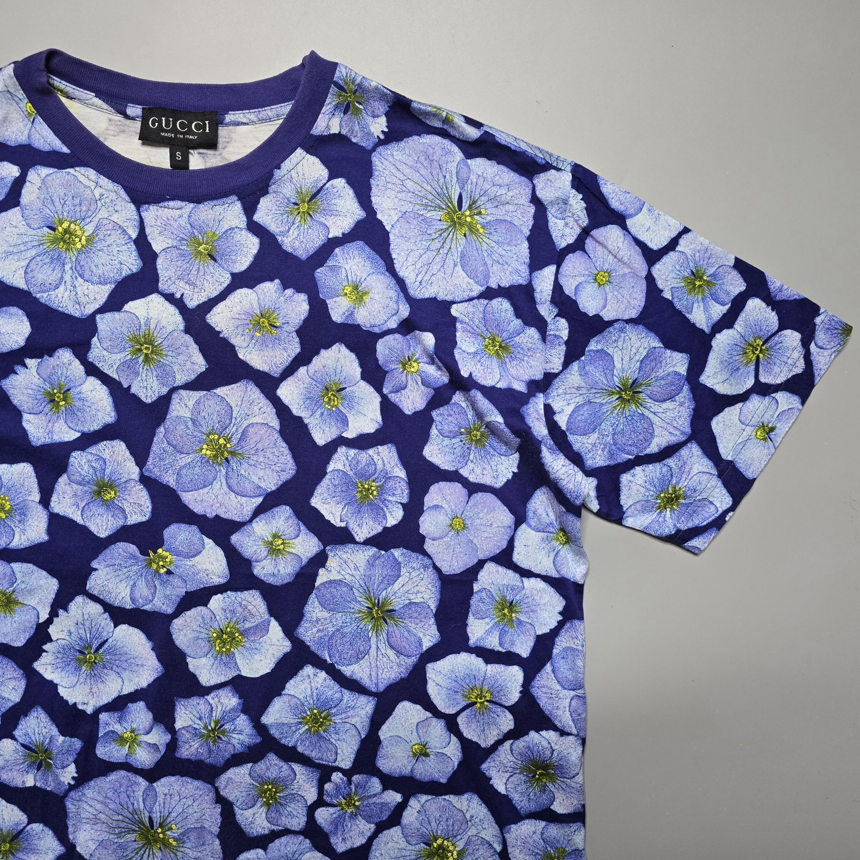 Gucci Gucci by Tom Ford - SS94 Poppy Print T-Shirt Size US S / EU 44-46 / 1 - 3 Thumbnail
