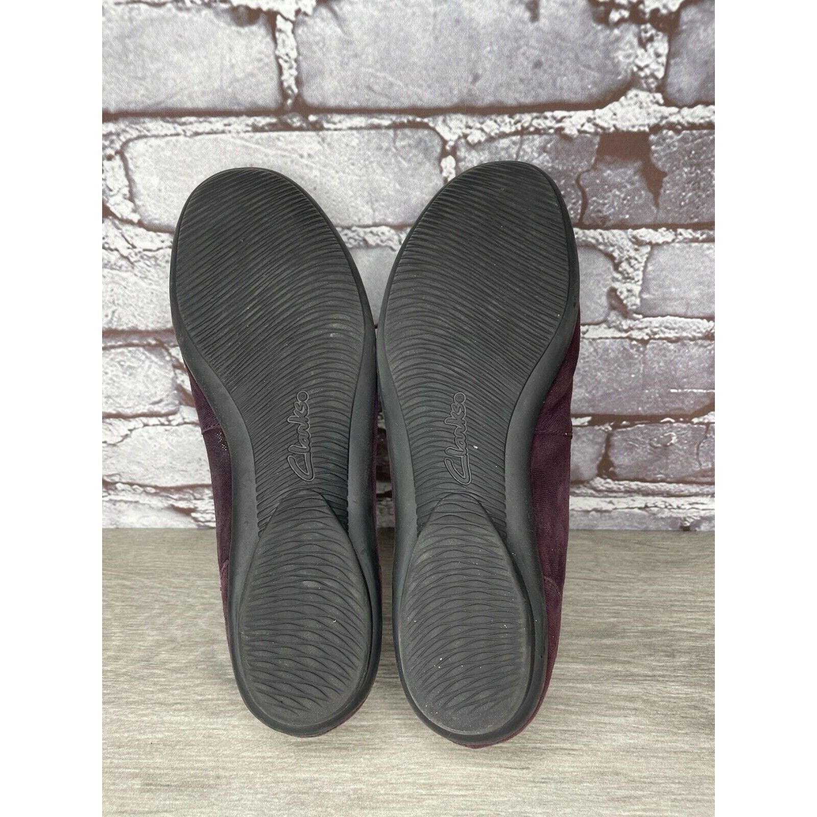 Clarks Clarks Collection Soft Cushion Purple Shimmer Ballet Flats W Size US 7.5 / IT 37.5 - 8 Thumbnail