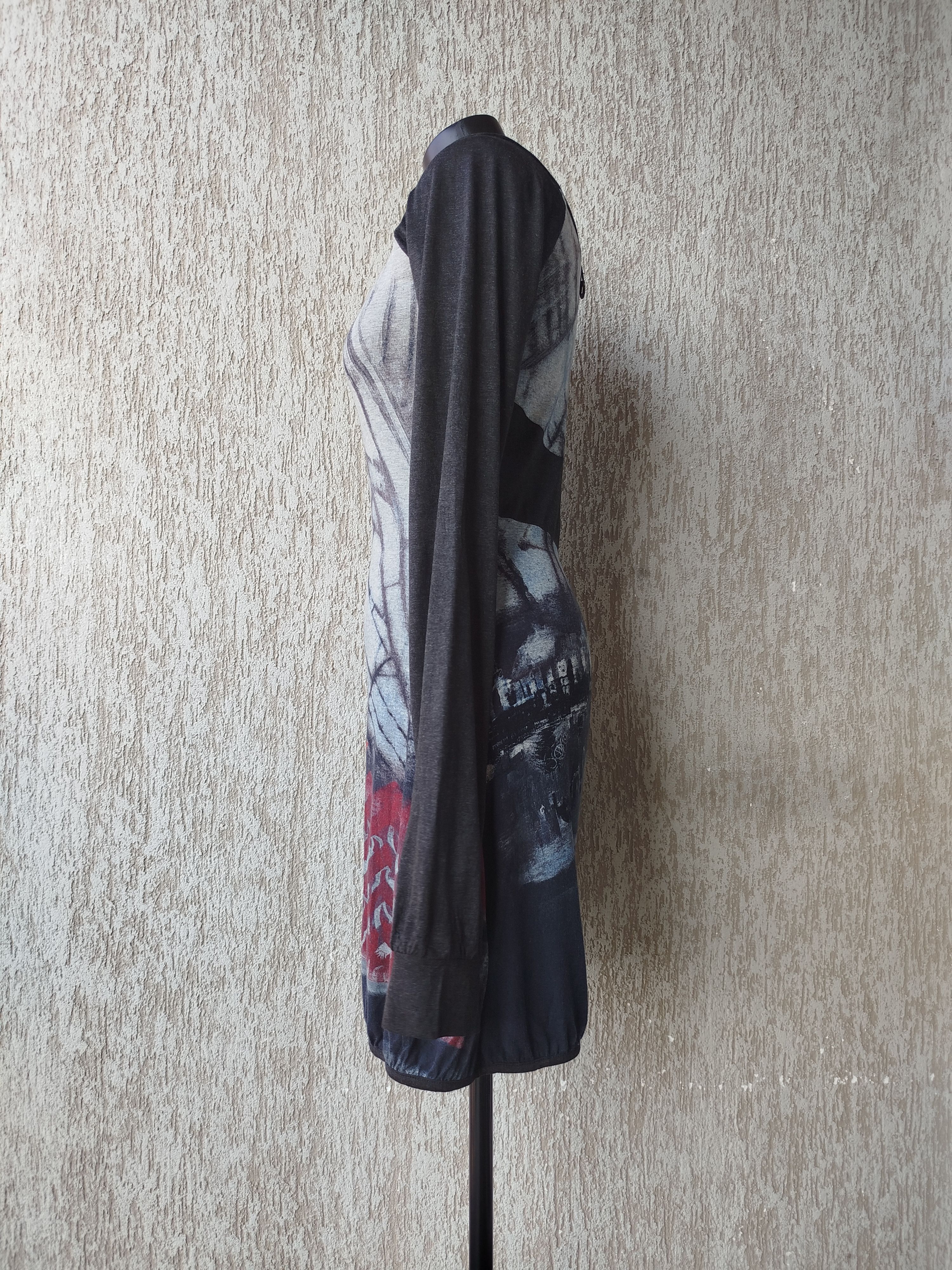 Jean Paul Gaultier Save The Queen Dress Long Sleeve Graphic Lined Size M Size M / US 6-8 / IT 42-44 - 11 Thumbnail