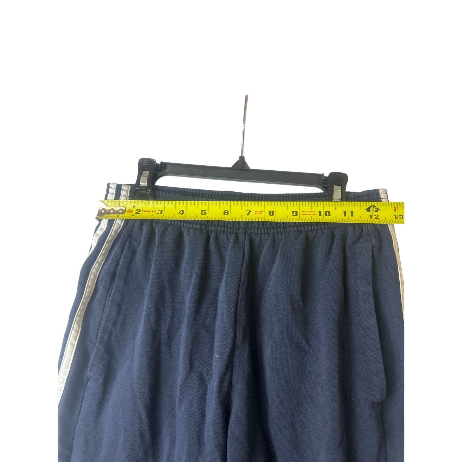 Adidas Adidas Sweat Pants Men's Size: S Navy Blue Elastic Wasit Size ONE SIZE - 2 Thumbnail