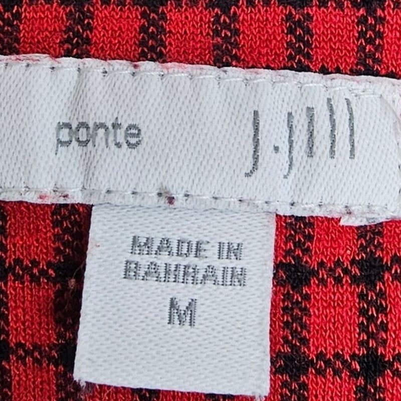 J. Jill J. Jill Womens Ponte Sweater Size M Check Lagenlook Stretch Size M / US 6-8 / IT 42-44 - 7 Thumbnail