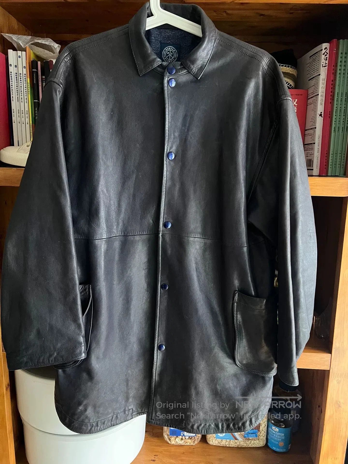 deerskin shirt jacket by porter classic.