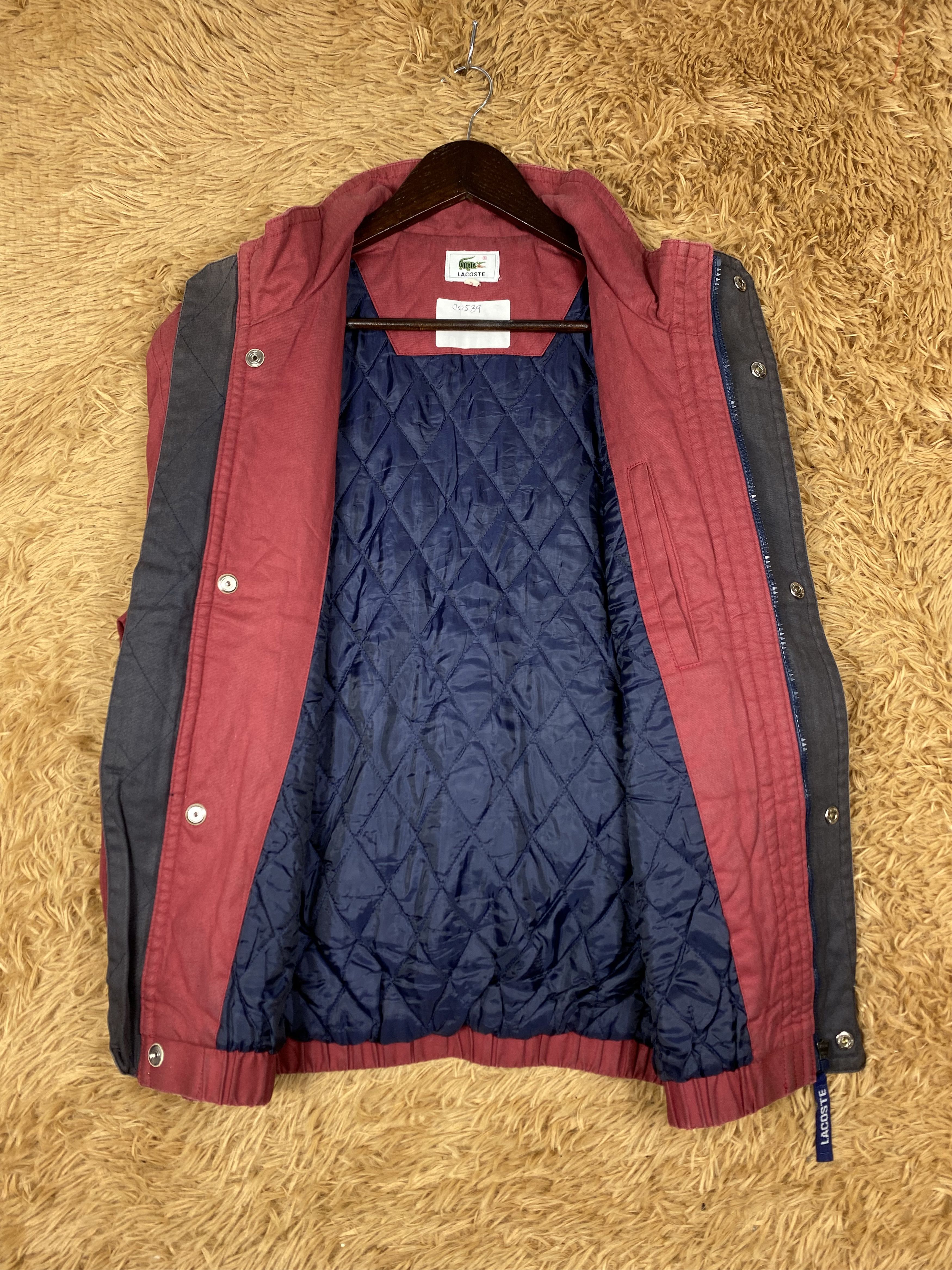 Lacoste Vintage Lacoste Quilted Lining Jacket DJ0539 Size US L / EU 52-54 / 3 - 6 Thumbnail