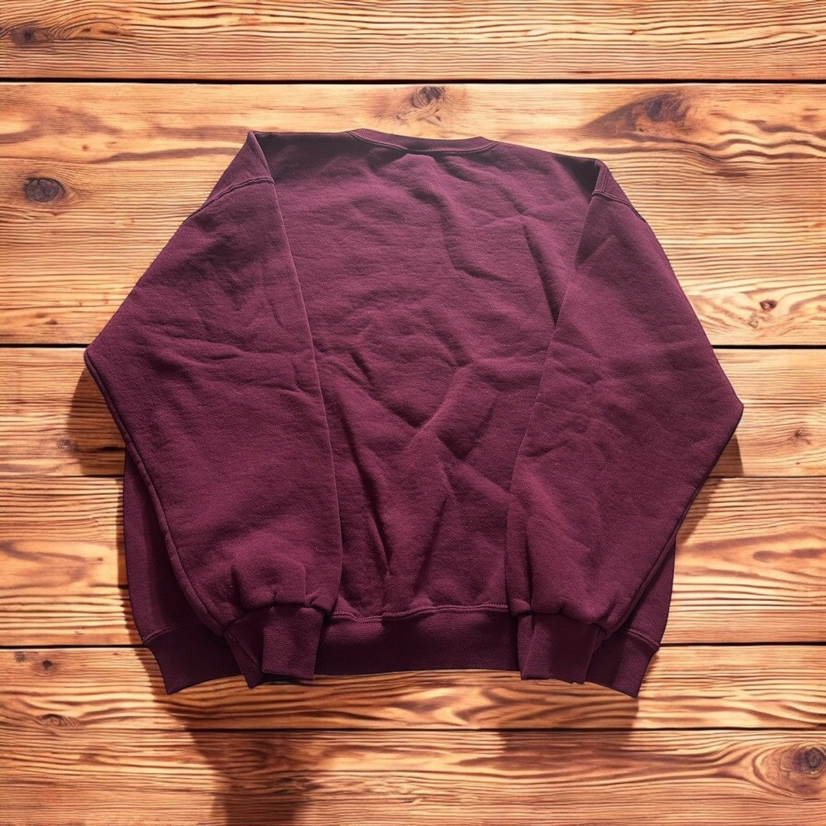 Russell Athletic × Vintage Vtg Cannon University Sweatshirt Men’s Large Burgundy Size US L / EU 52-54 / 3 - 6 Thumbnail