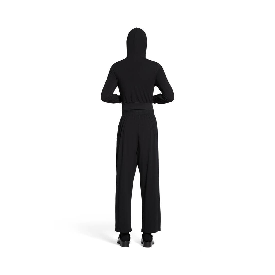 Balenciaga o1mt1gz0125 Zip-Up Hoodie Fitted in Black Size XXL / US 16-18 / IT 52-54 - 4 Thumbnail