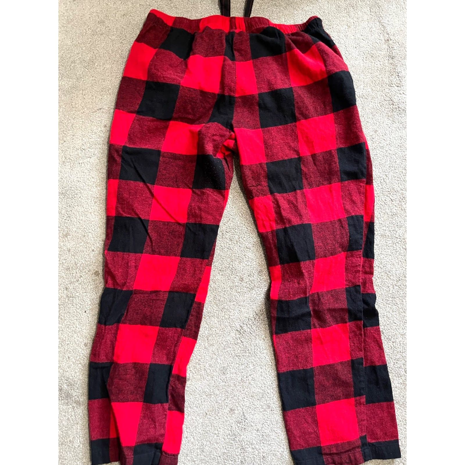 Old Navy Old Navy Red Buffalo Plaid Flannel Pajama Pants Men’s Large L Lounge Sleep PJs Size US 33 - 3 Thumbnail