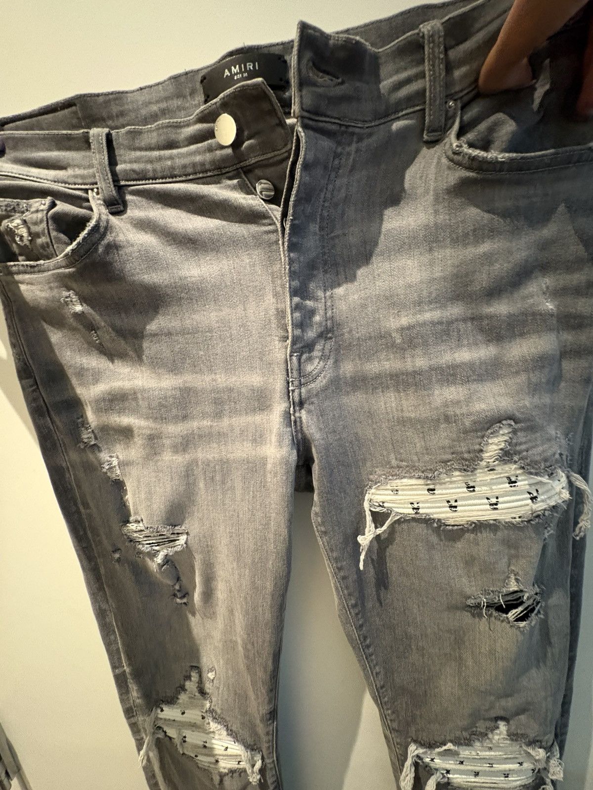 Amiri Amiri Playboy MX1 Grey Jeans Size US 36 / EU 52 - 18 Thumbnail