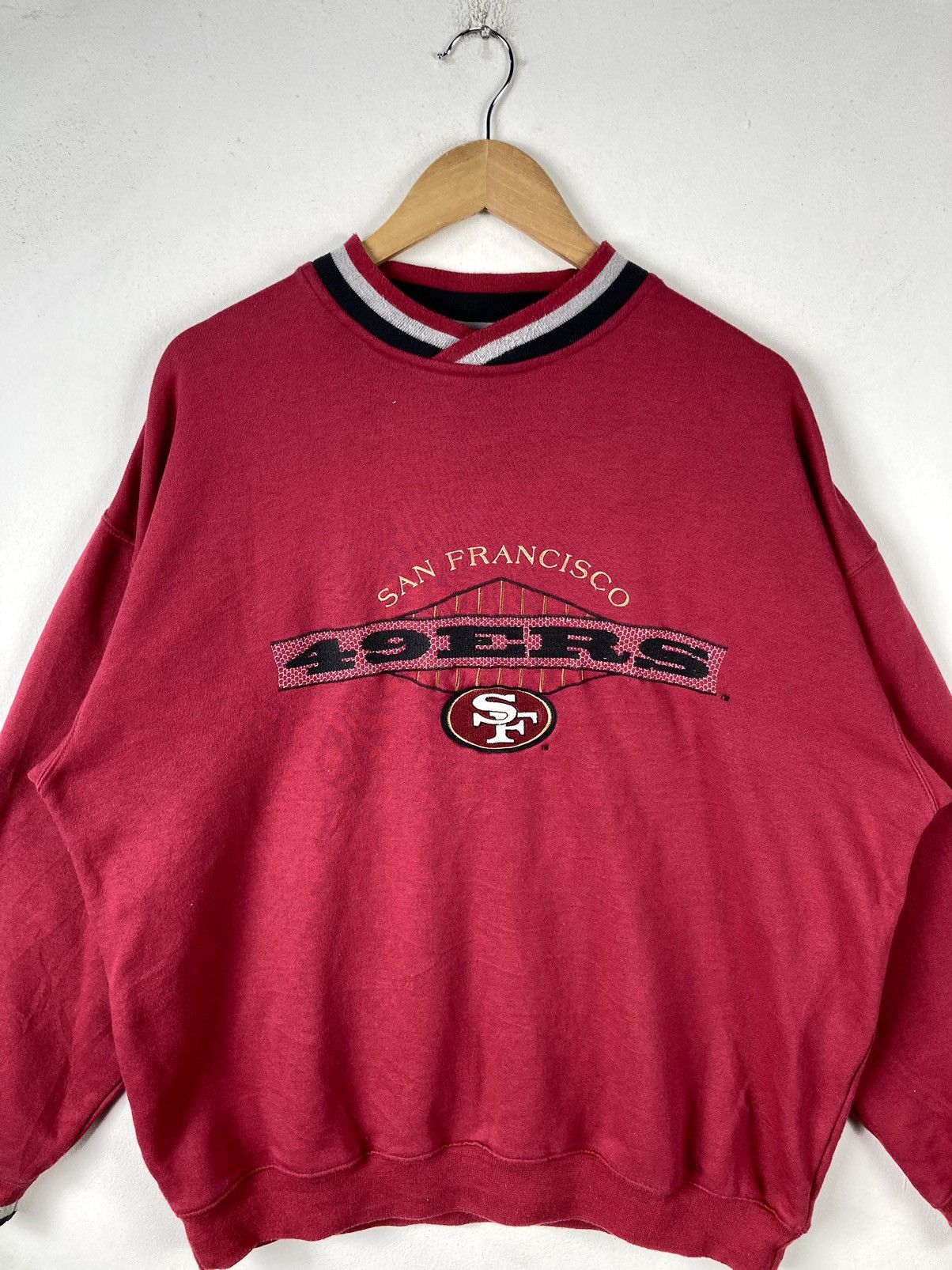 NFL × Starter × Vintage Vintage 90s Starter San Francisco 49ers Team Nfl Sweatshirt Size US L / EU 52-54 / 3 - 5 Thumbnail