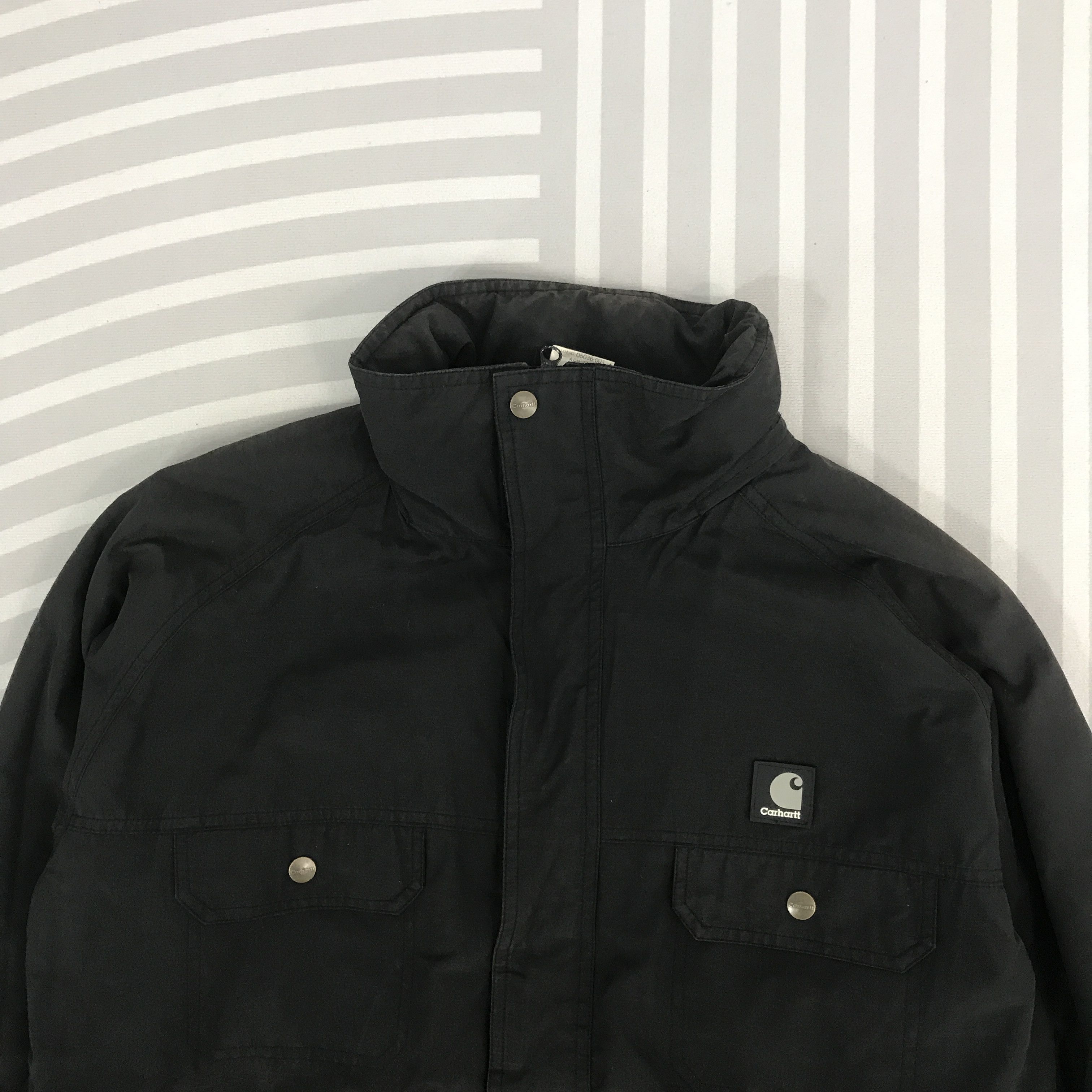 Carhartt × Vintage Vintage Carharrt black faded Jacket Size US L / EU 52-54 / 3 - 2 Thumbnail