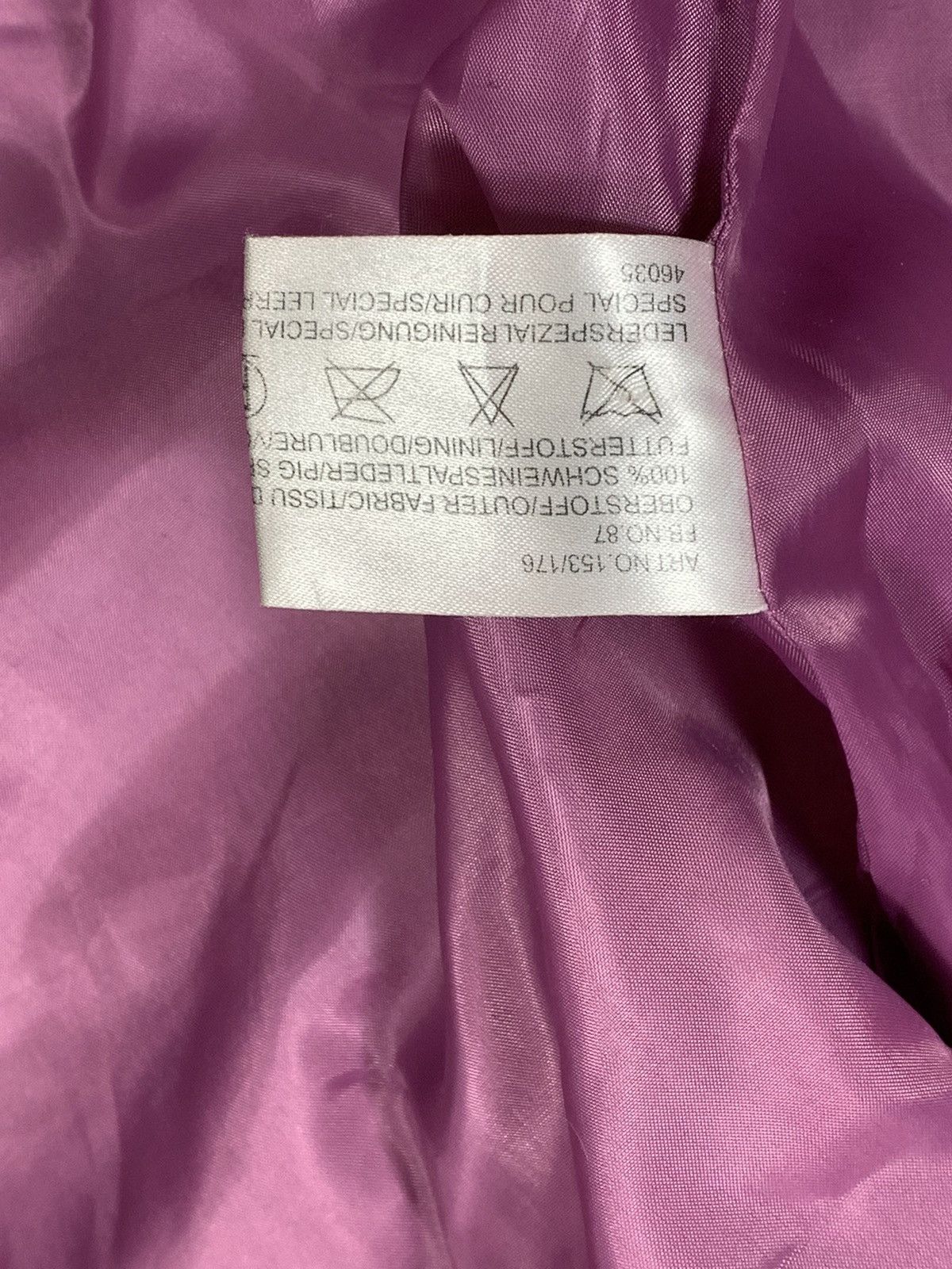 Vintage Vintage Y2K Leather jacket pink streetwear style Size US M / EU 48-50 / 2 - 7 Thumbnail