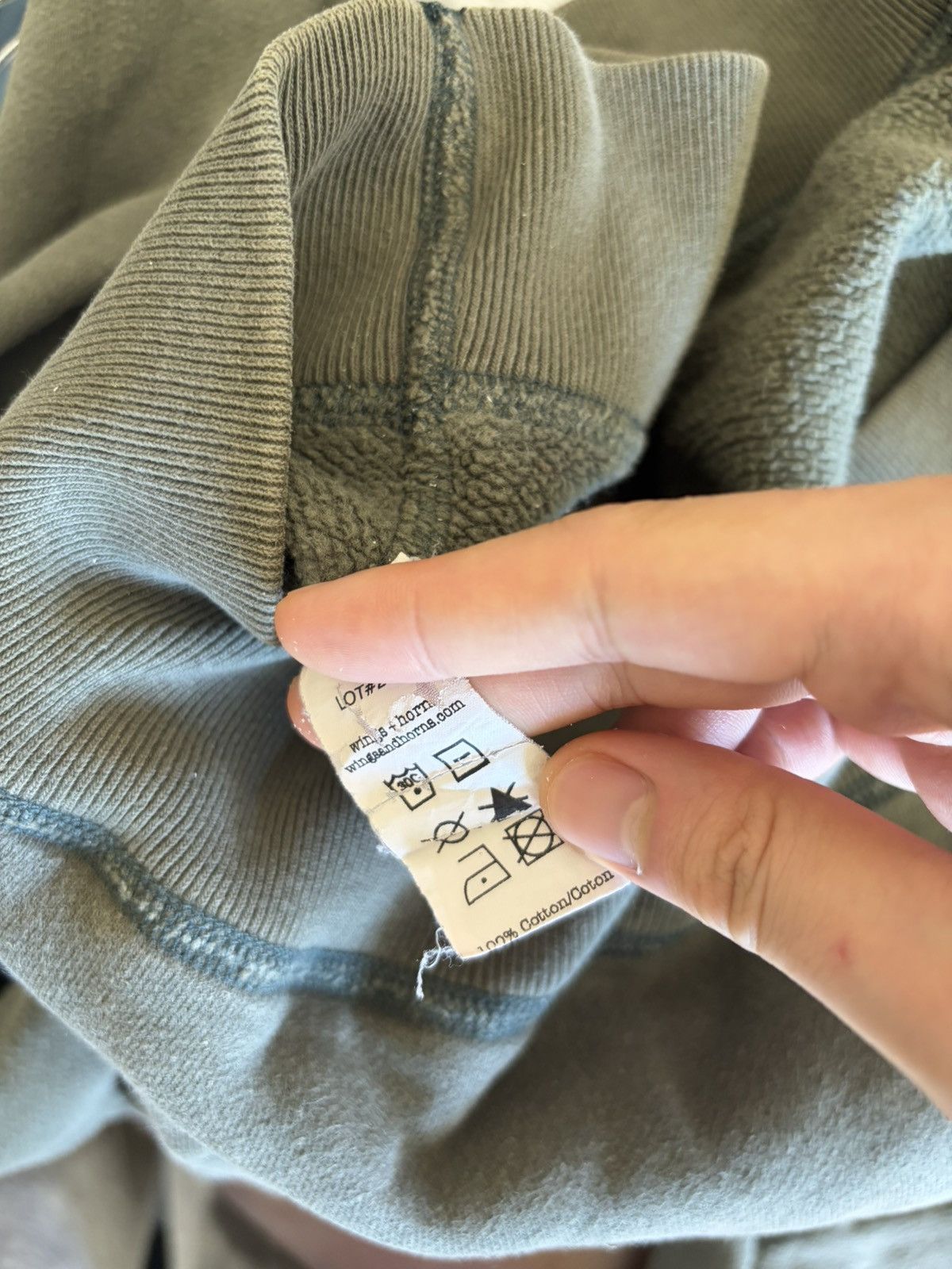 Wings + Horns Wings + Horns Relaxed Fleece Hooded Pullover Size US XS / EU 42 / 0 - 6 Thumbnail