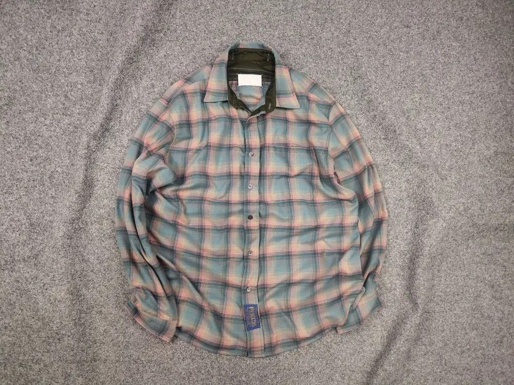 Maison Margiela Maison Margiela by Pendleton wool Blend Flannel Shirt Size US L / EU 52-54 / 3 - 1 Thumbnail